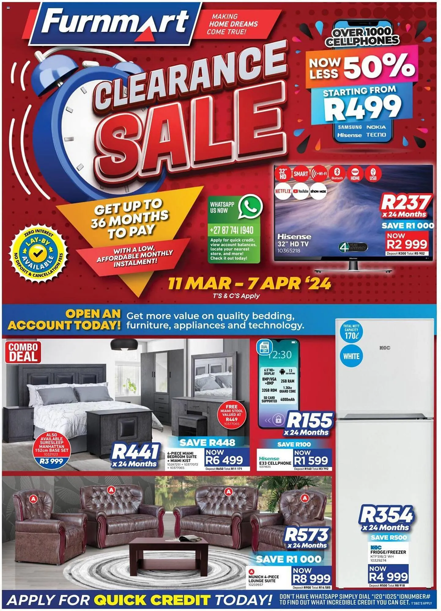 Furnmart catalogue from 11 March to 7 April 2024 - Catalogue Page 1