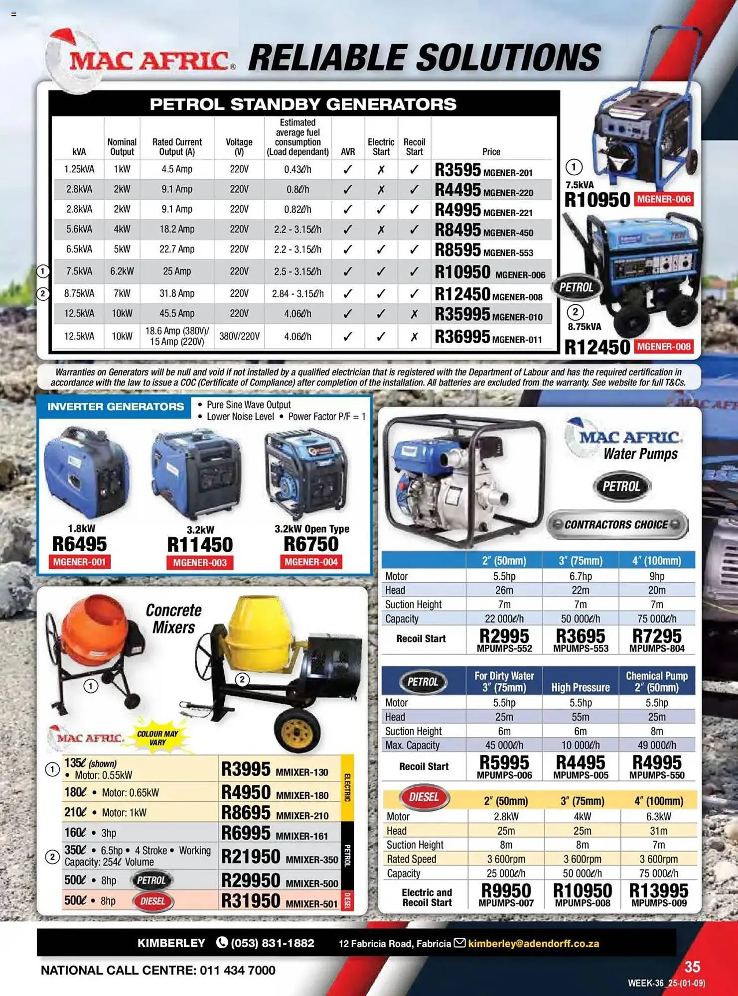 Adendorff Machinery Mart catalogue from 1 September to 30 September 2025 - Catalogue Page 37