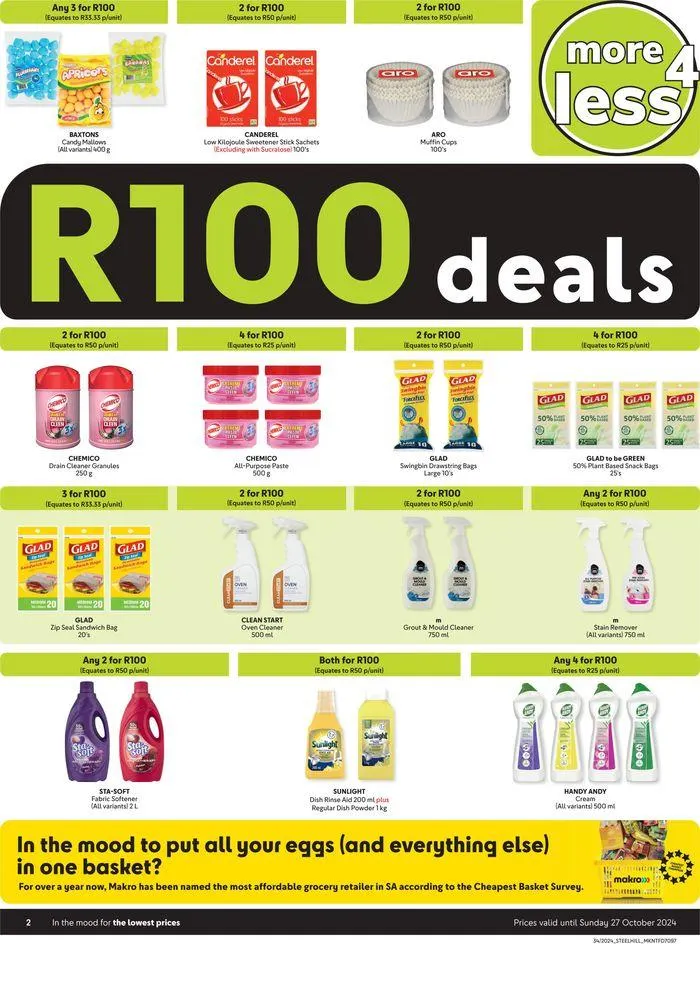 Makro : More 4 Less from 19 August to 27 October 2024 - Catalogue Page 2