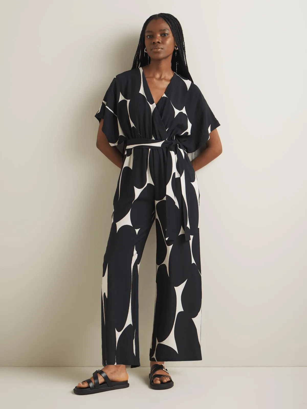Women's Iconography Wrap Front Jumpsuit