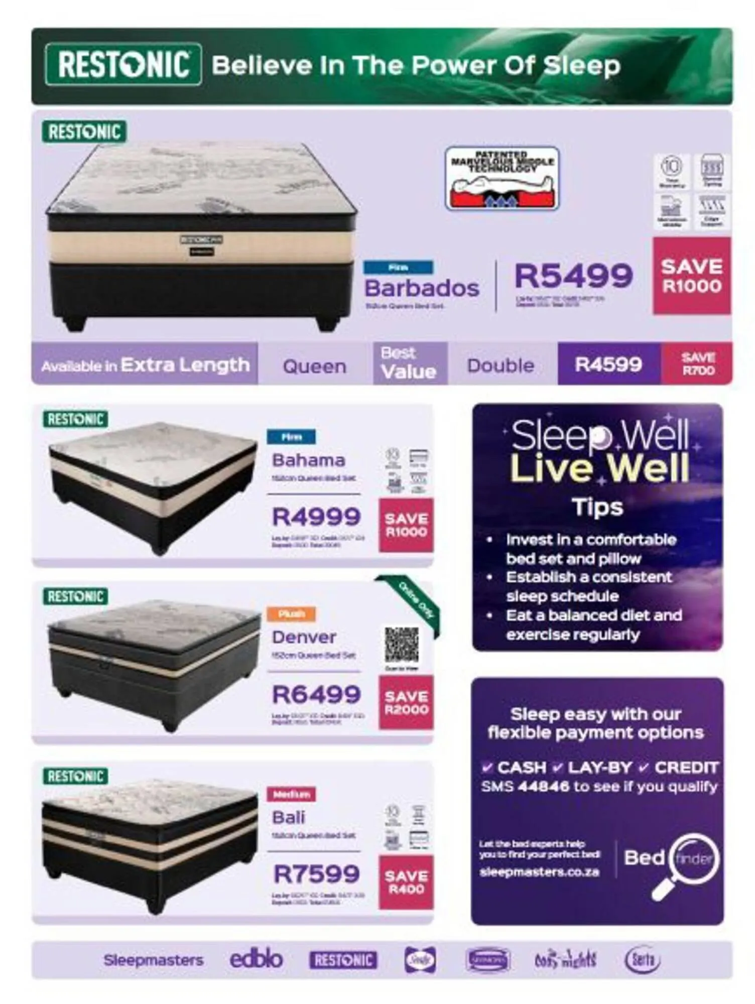 Sleepmasters catalogue from 15 April to 19 May 2024 - Catalogue Page 3