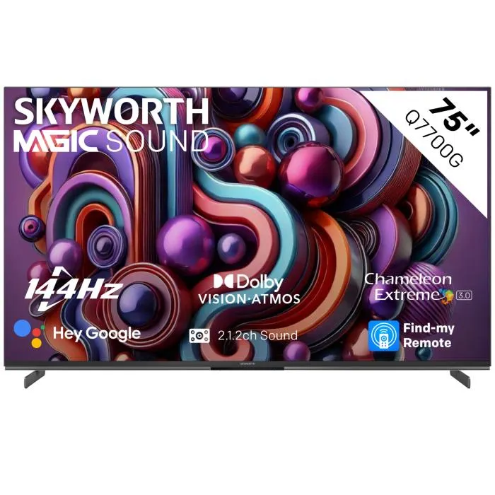 Skyworth 75-inch QLED Google TV-75Q7700G