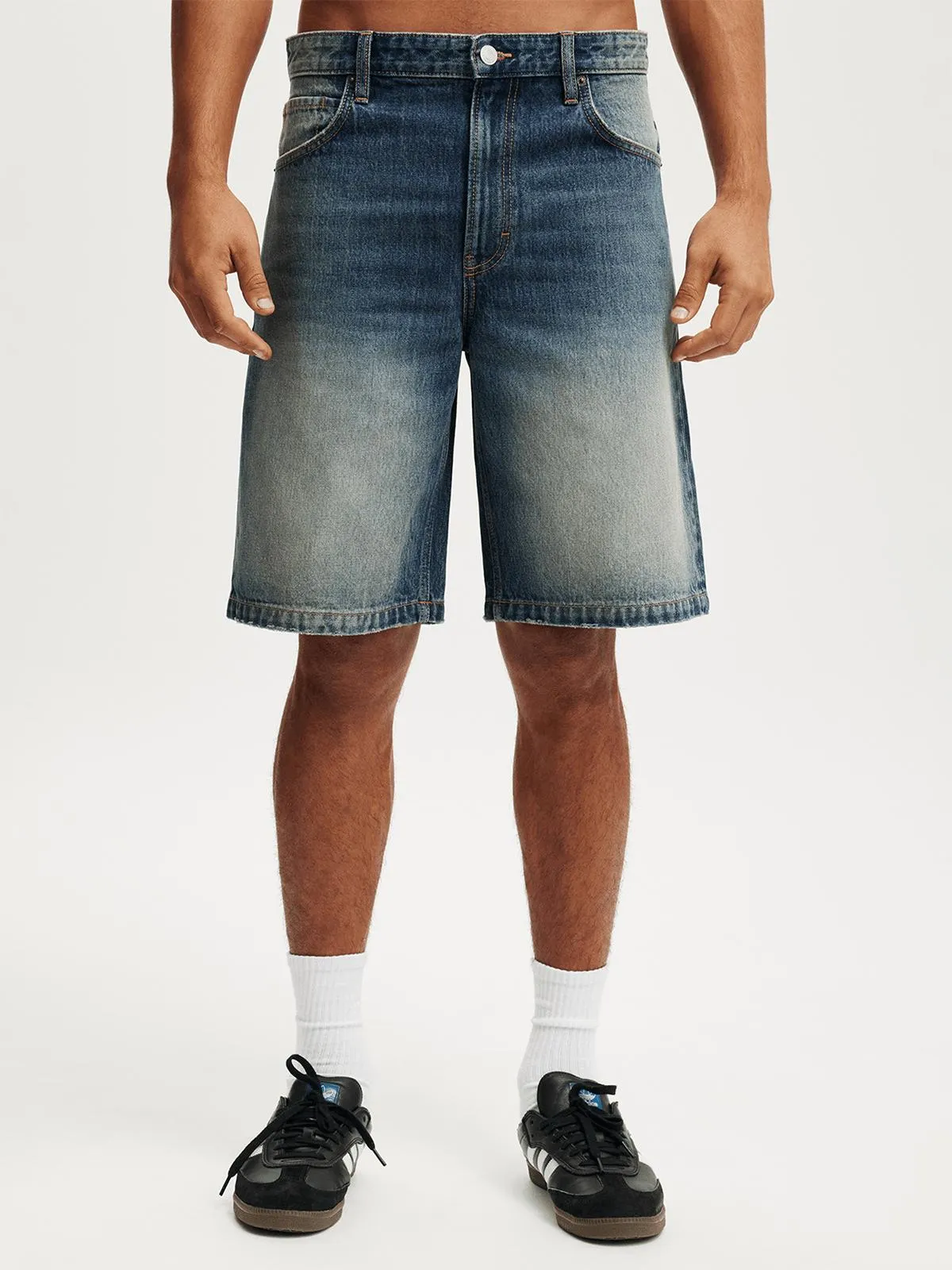 Men's Cotton On Blue Baggy Denim Short