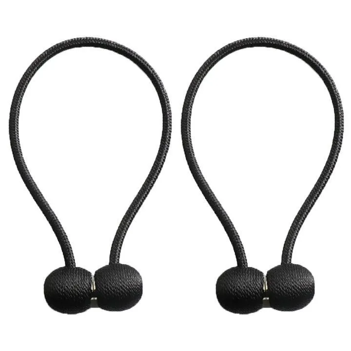 Matoc Magnetic Curtain Tieback - Ball - Black