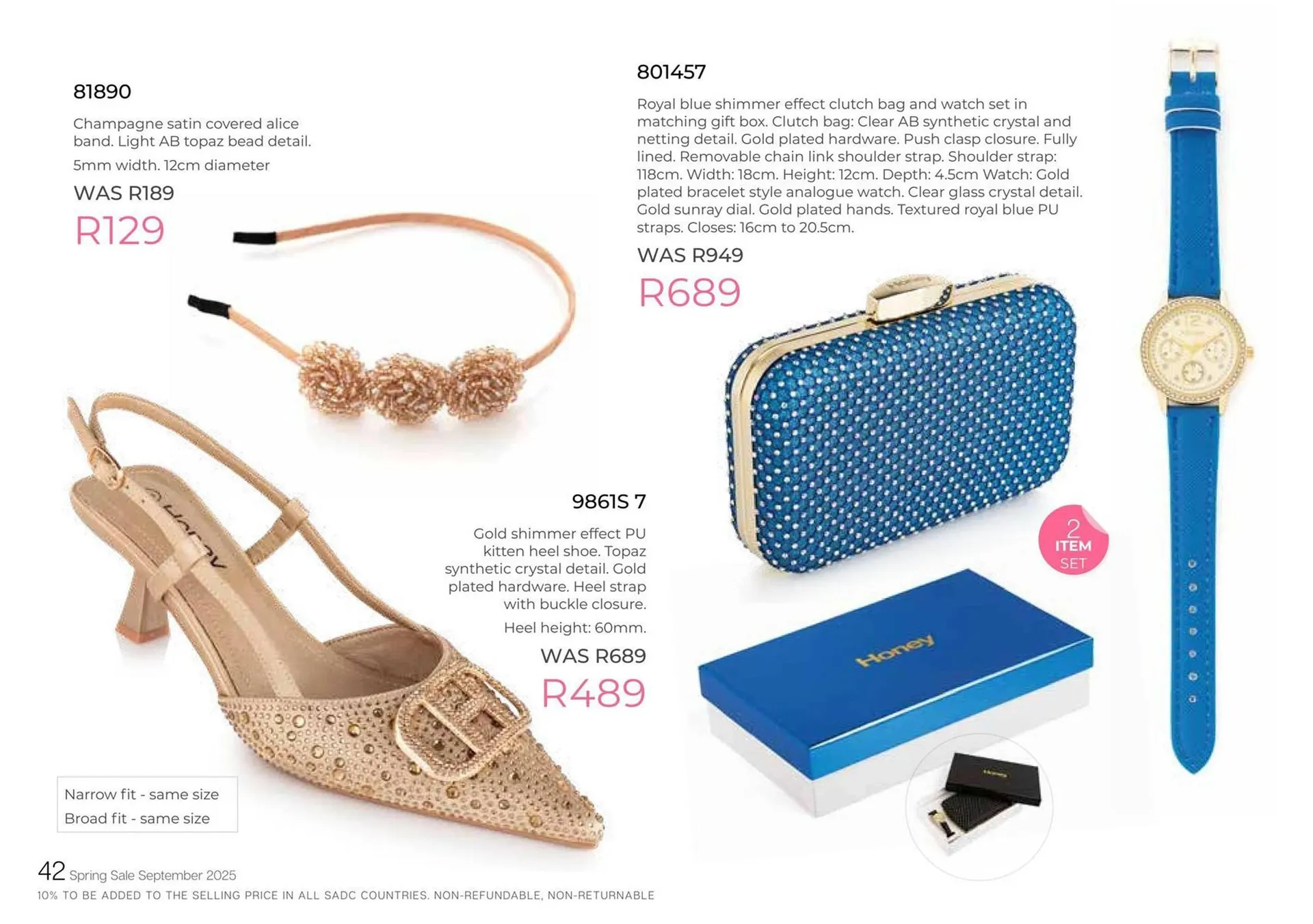 Honey Fashion Accessories catalogue from 3 September to 30 September 2025 - Catalogue Page 44