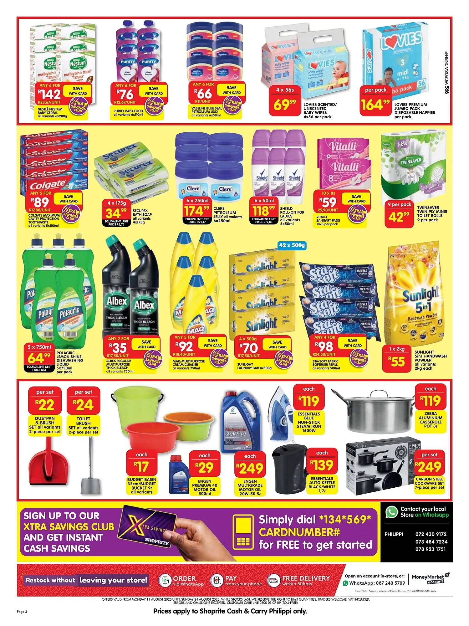 Shoprite catalogue from 11 August to 24 August 2025 - Catalogue Page 4
