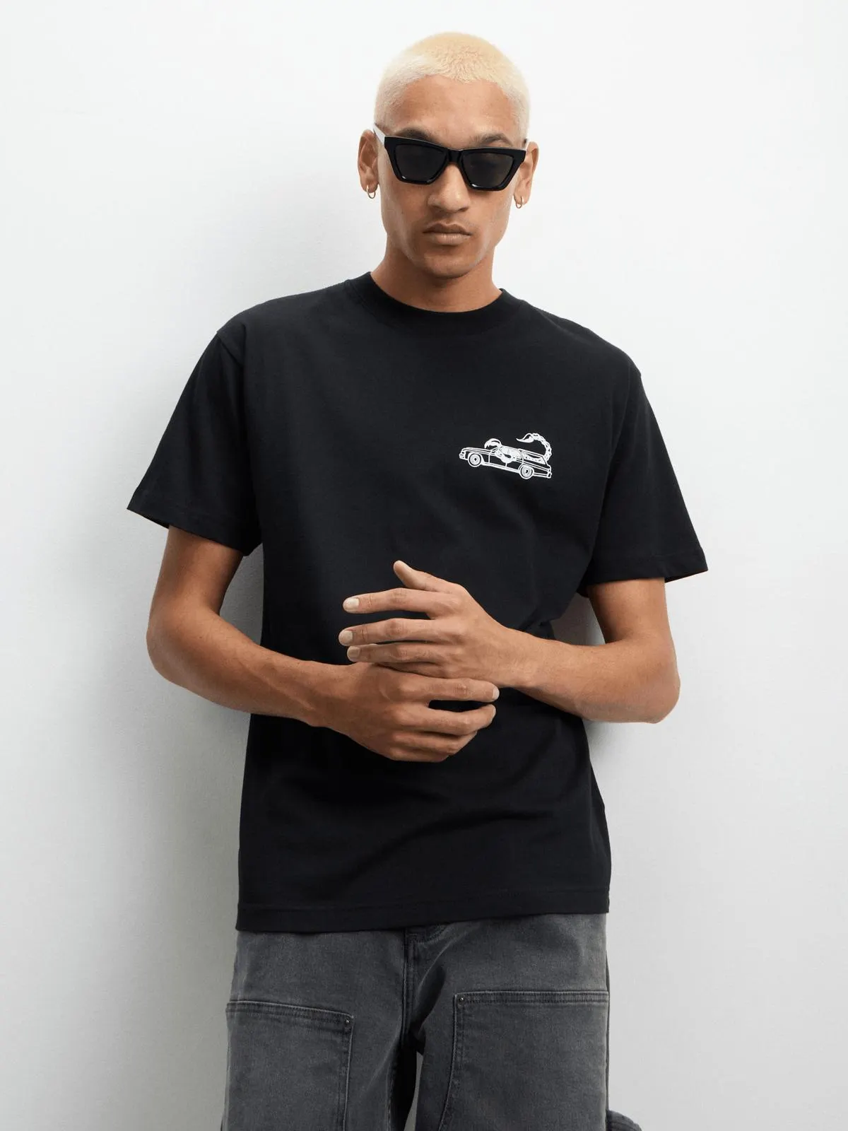 Vans Men's Sting Wagon Black T-shirt