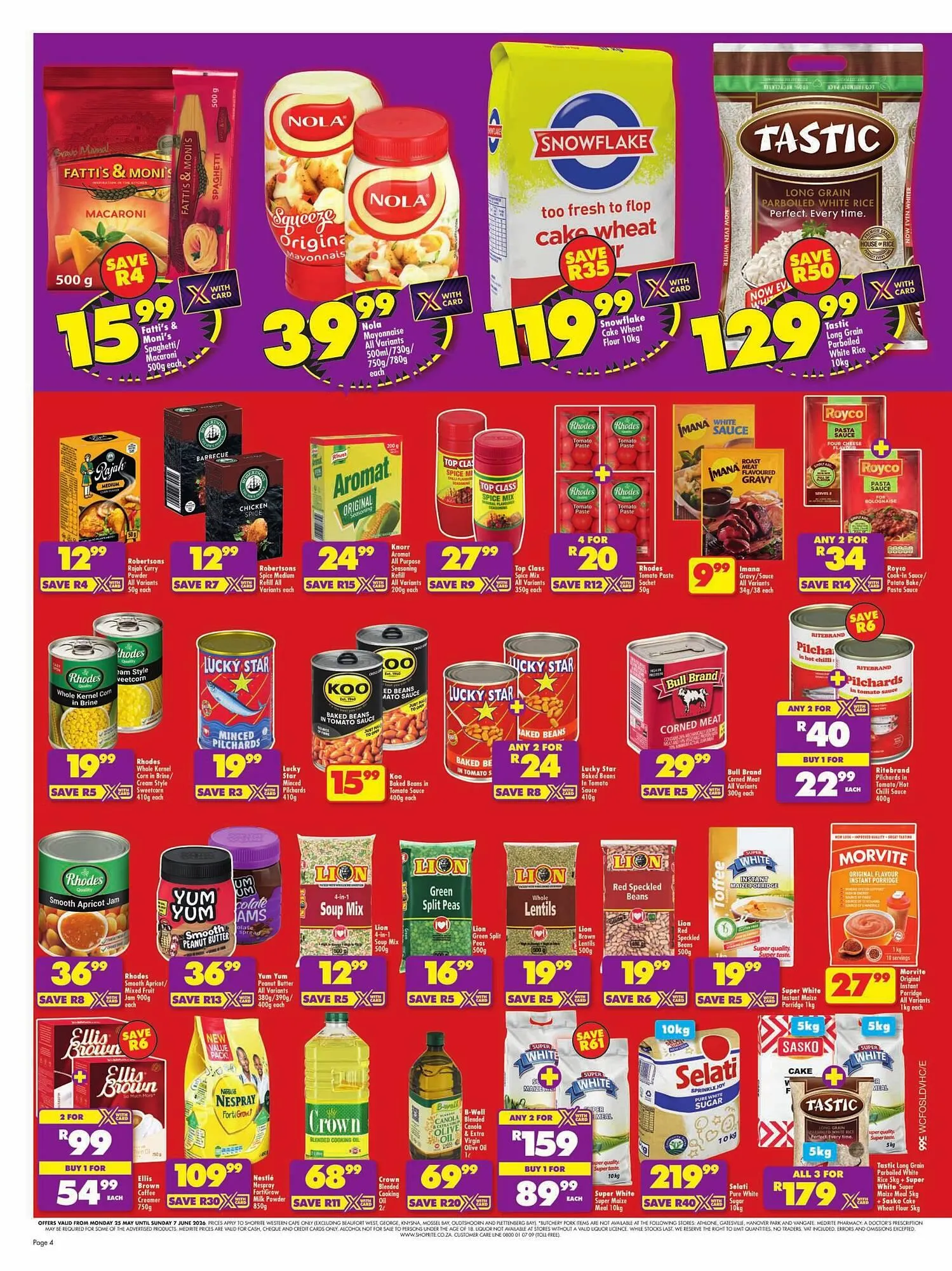 Shoprite catalogue from 25 May to 7 June 2026 - Catalogue Page 4