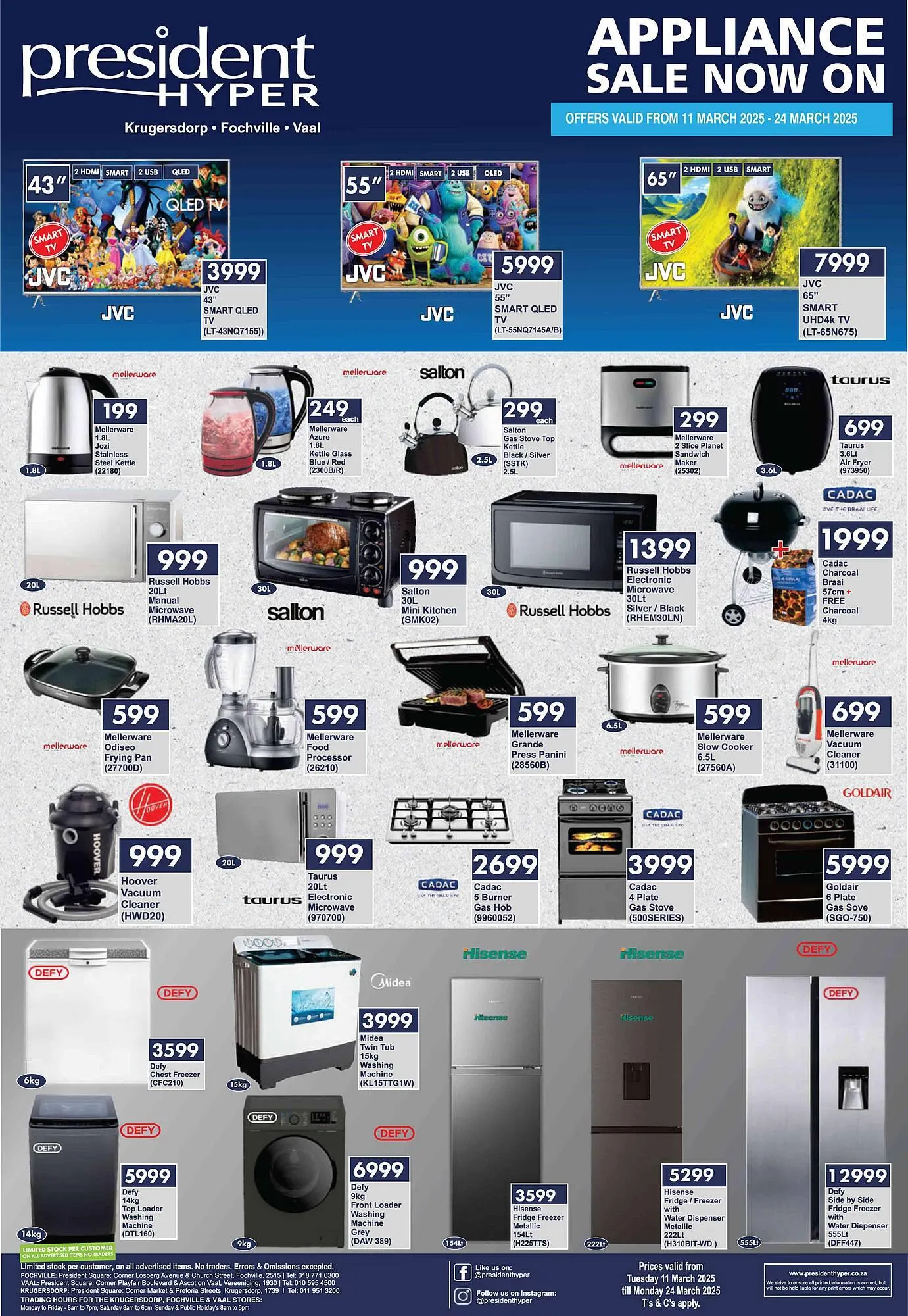 President Hyper catalogue from 11 March to 24 March 2025 - Catalogue Page 1