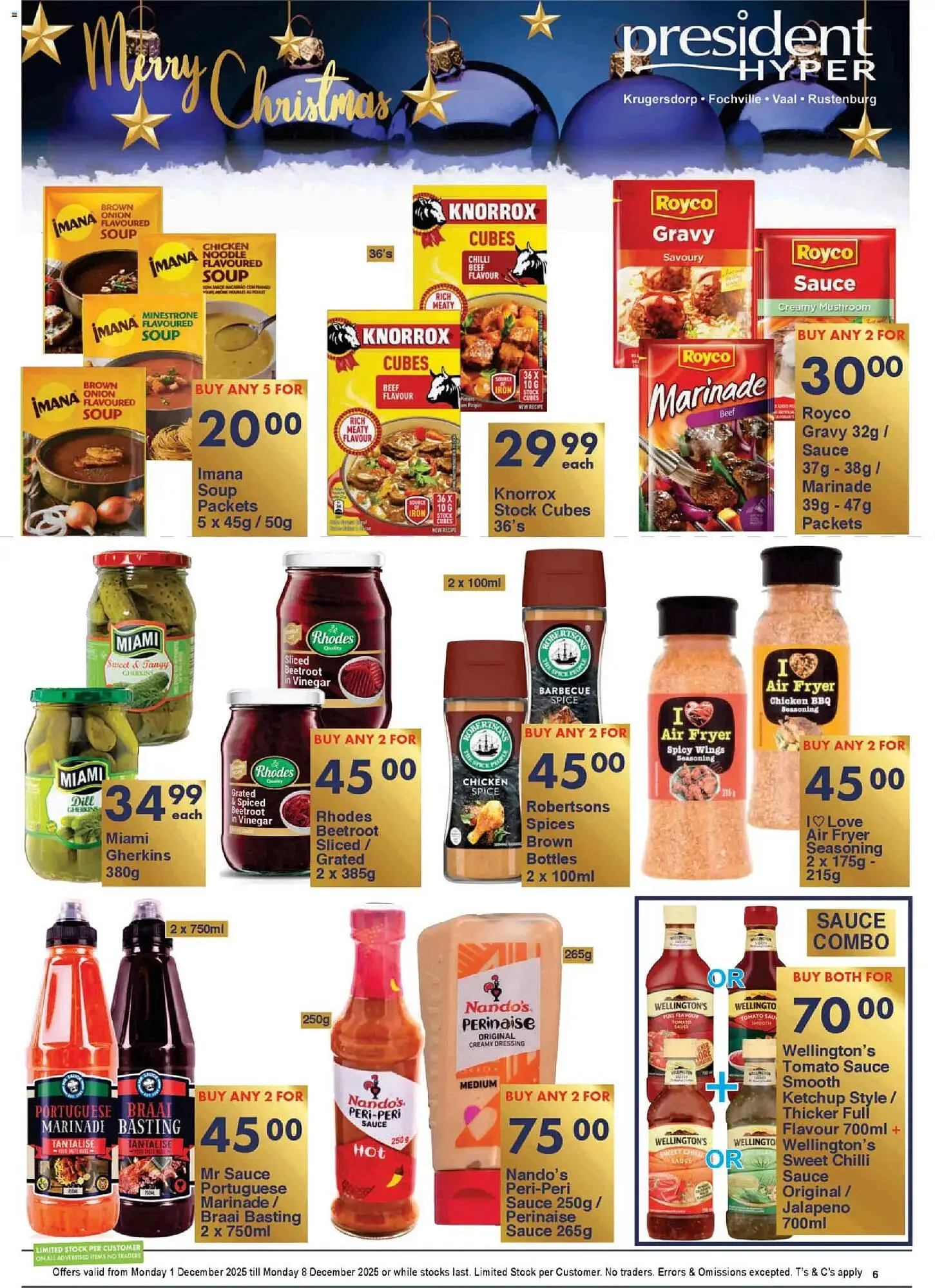 President Hyper catalogue from 1 December to 8 December 2025 - Catalogue Page 6