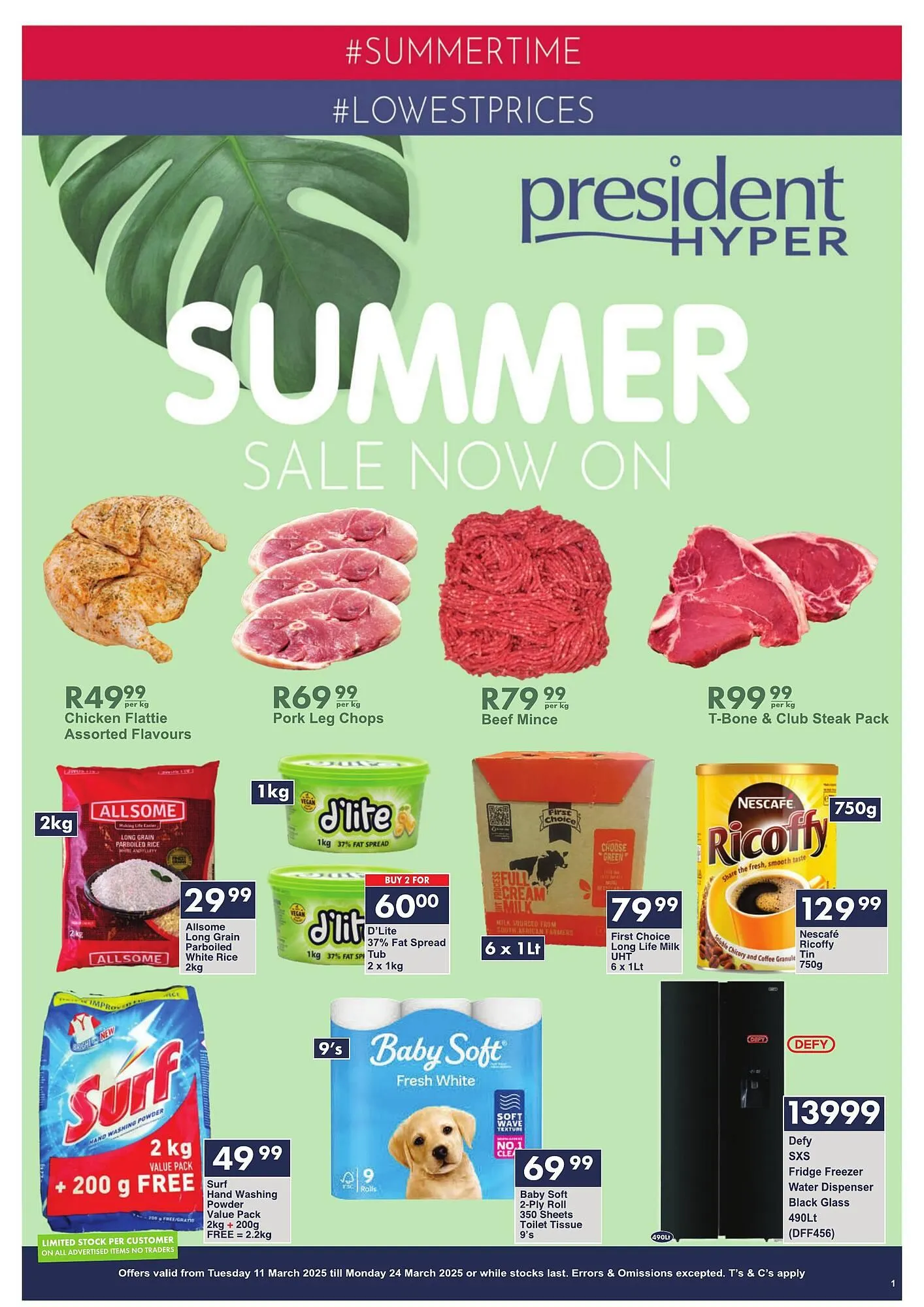 President Hyper catalogue from 11 March to 25 March 2025 - Catalogue Page 1