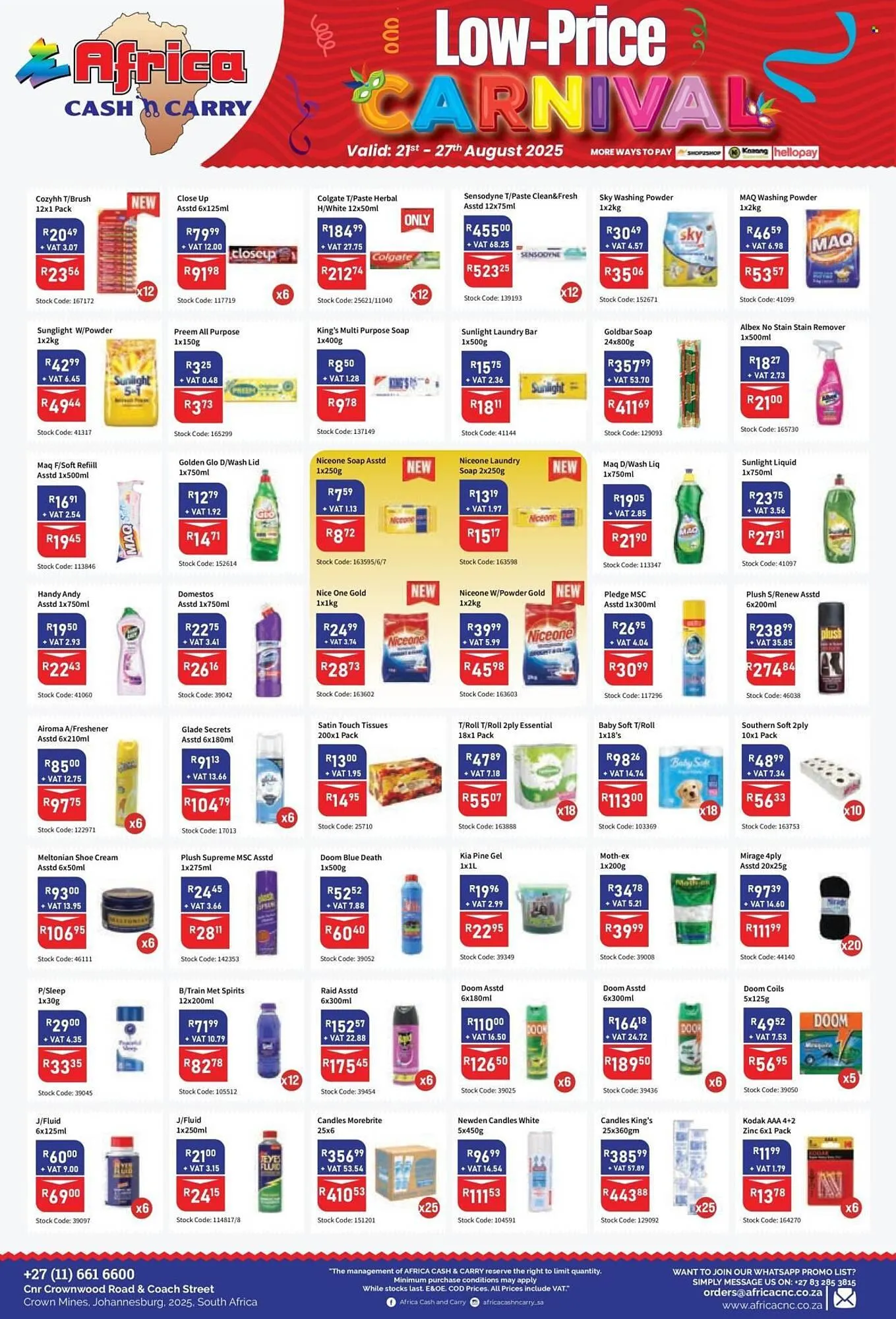 Africa Cash and Carry catalogue from 21 August to 27 August 2025 - Catalogue Page 5