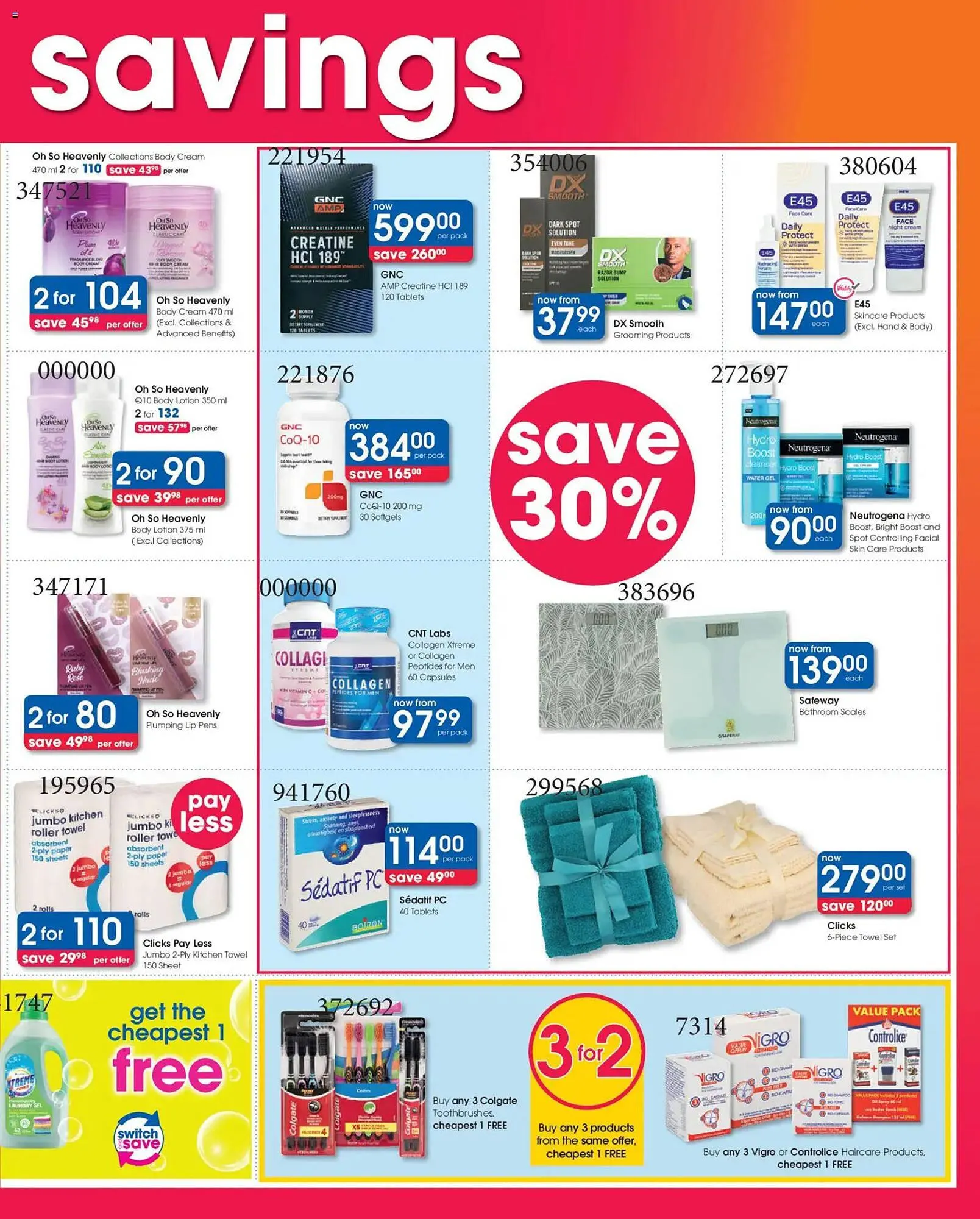 Clicks catalogue from 23 October to 10 November 2025 - Catalogue Page 3