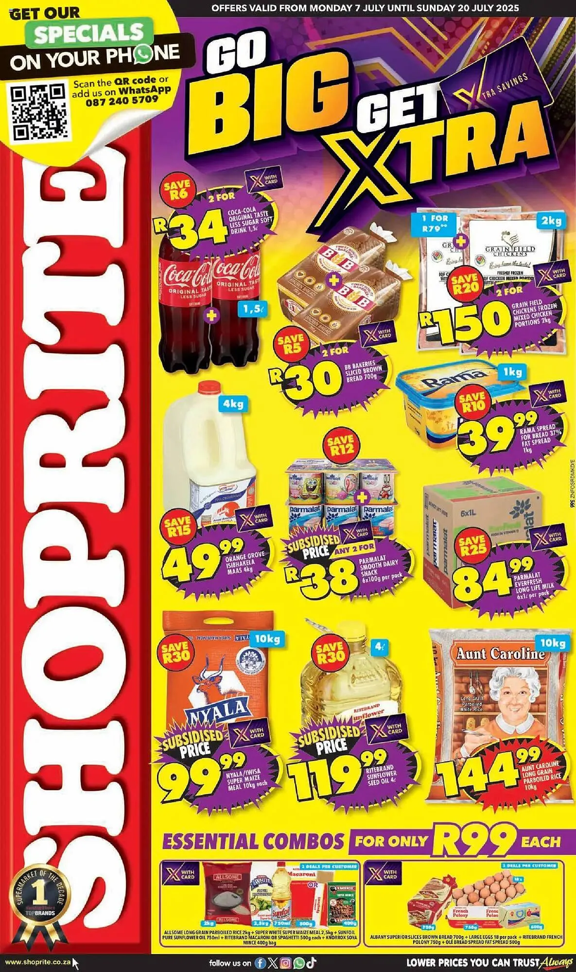 Shoprite catalogue from 7 July to 20 July 2025 - Catalogue Page 1