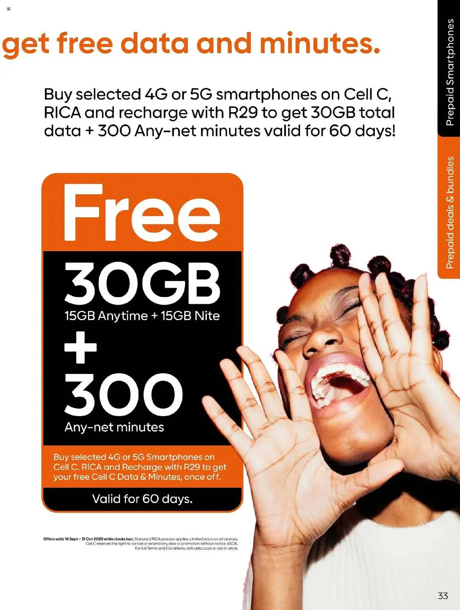Cell C catalogue from 16 September to 31 October 2025 - Catalogue Page 33