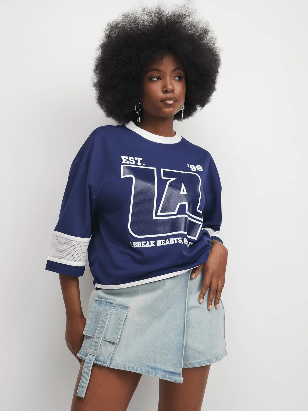 The FIX Women's Light Wash Utility Skort