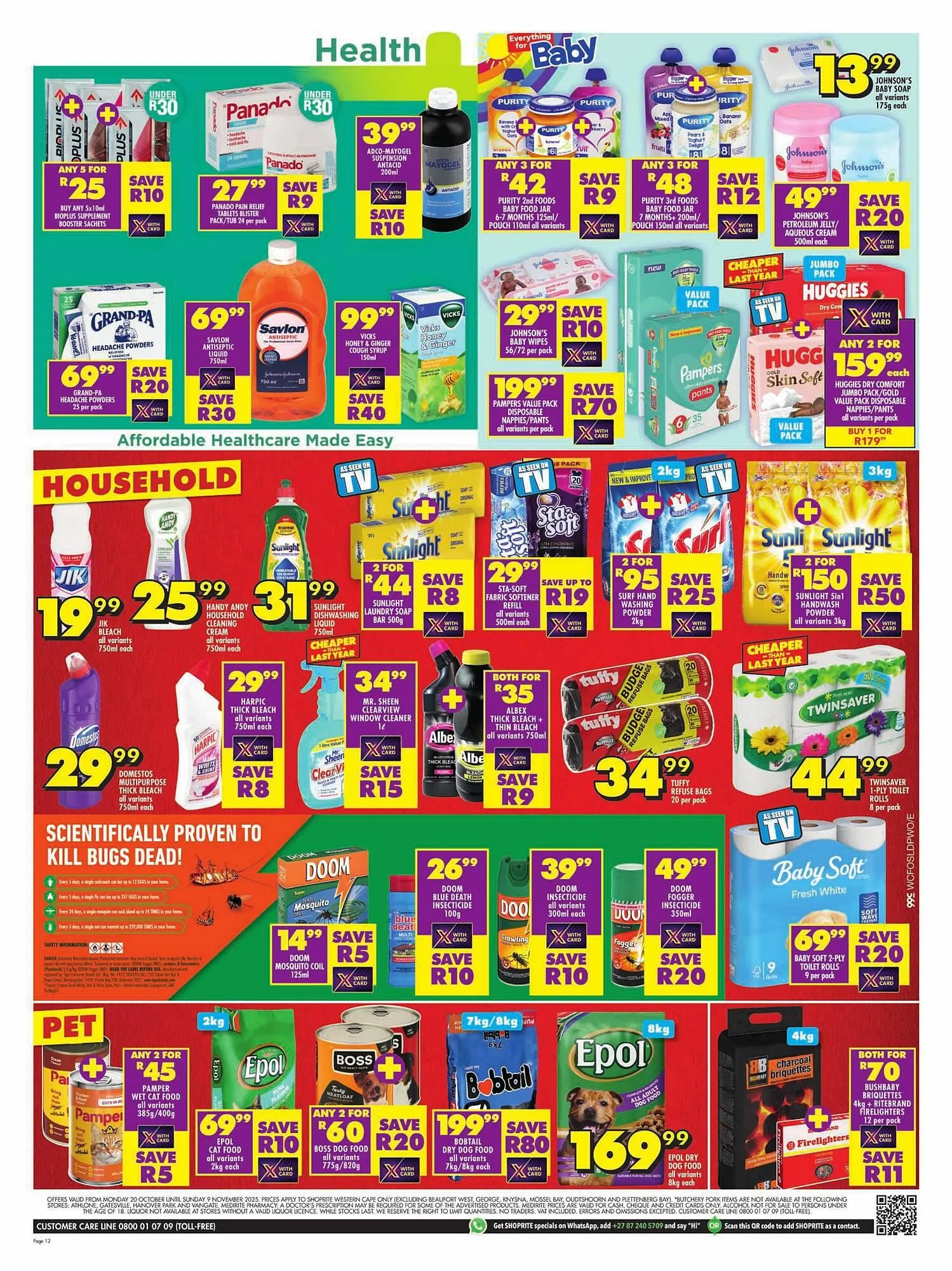 Shoprite catalogue from 20 October to 9 November 2025 - Catalogue Page 12