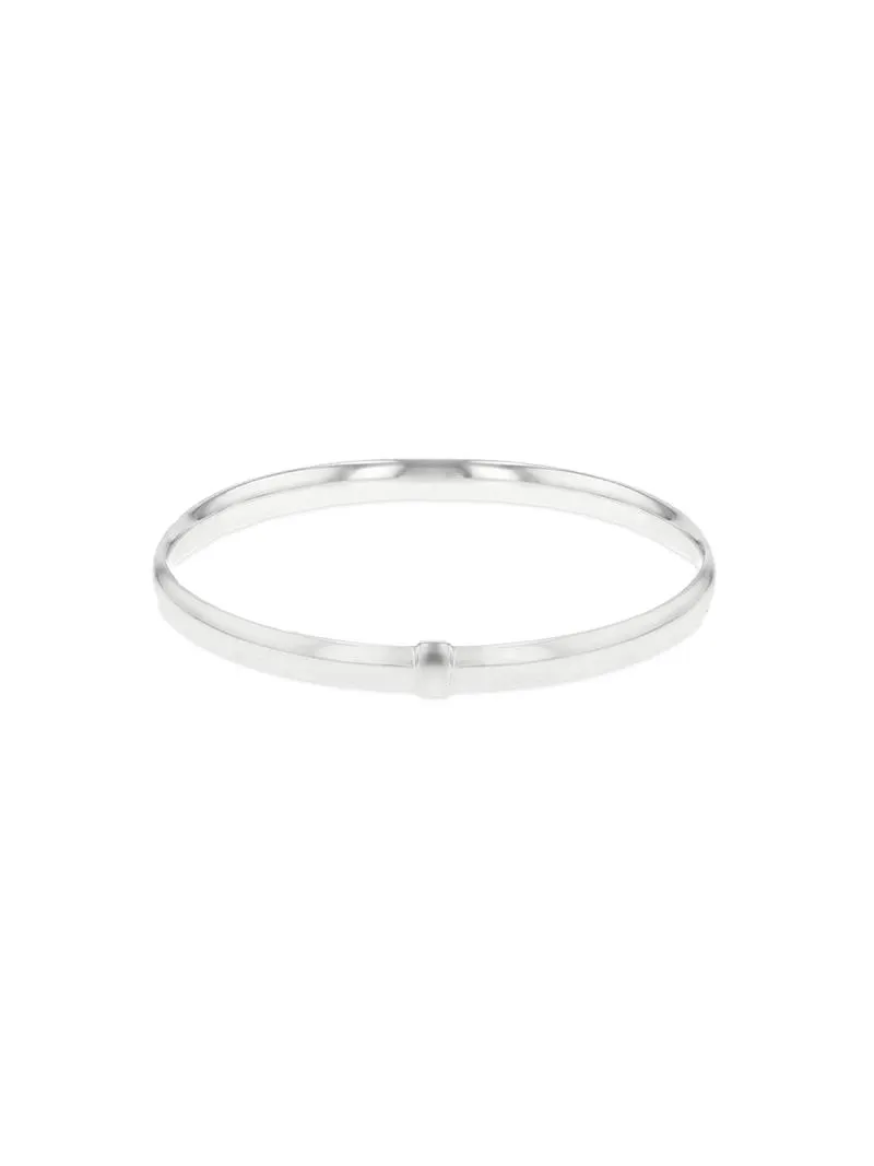 Sterling Silver Women's Comfort Bangle