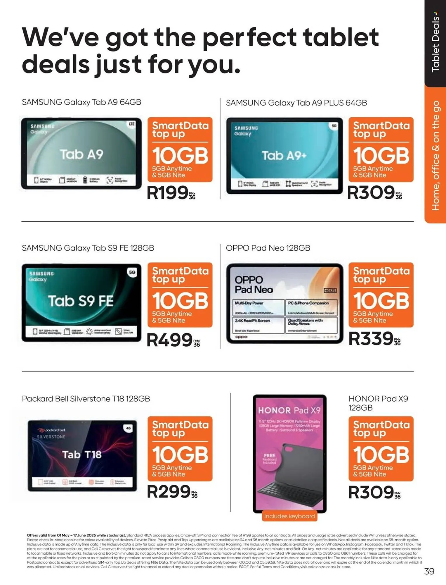 Cell C catalogue from 1 May to 17 June 2025 - Catalogue Page 39