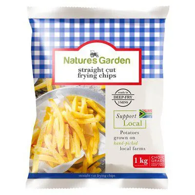 Natures Garden Straight Cut Frying Chips 1kg