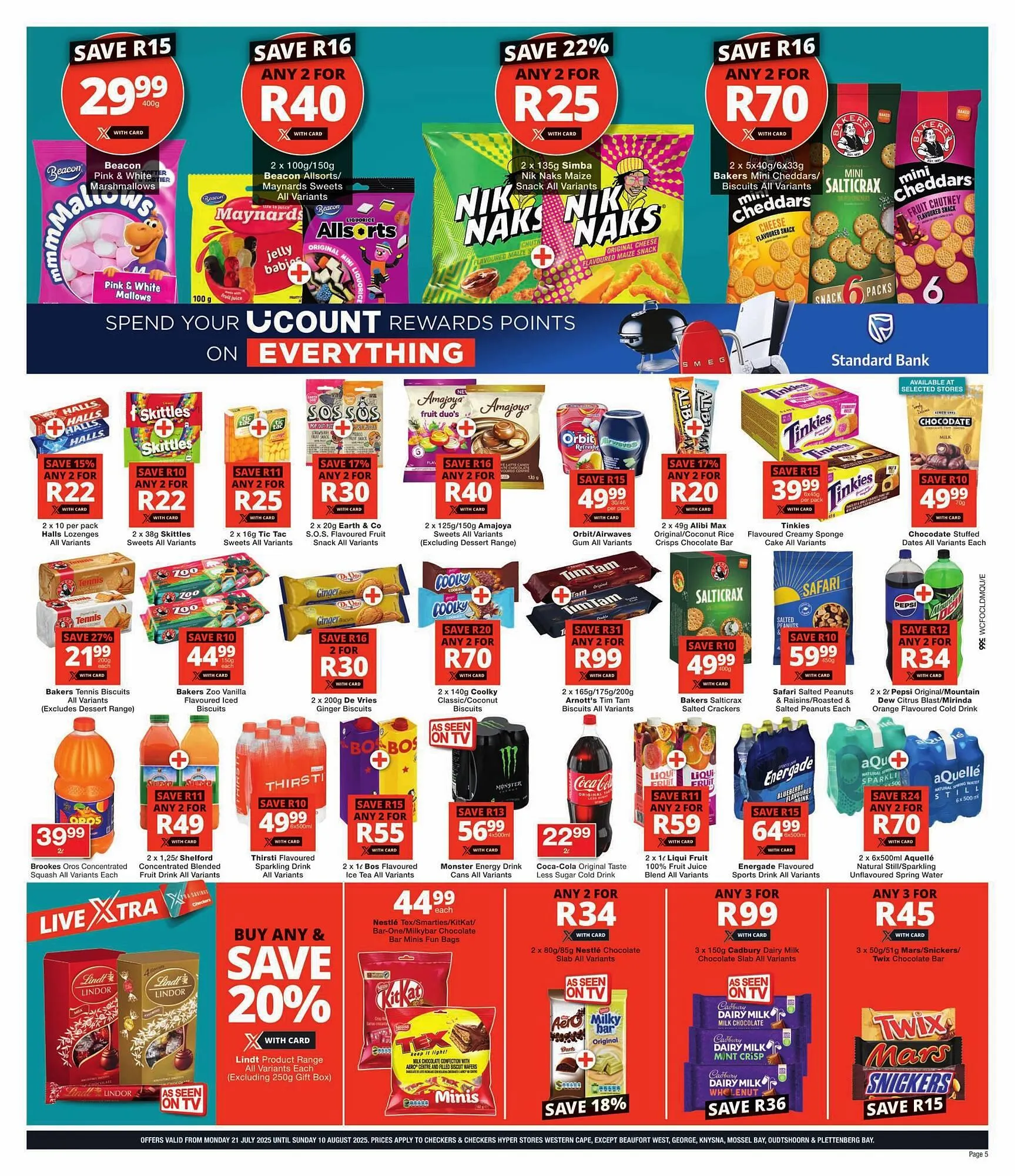 Checkers catalogue from 21 July to 10 August 2025 - Catalogue Page 5