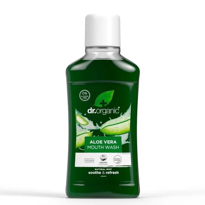 Dr Organic - Aloe Vera Mouthwash 500ml