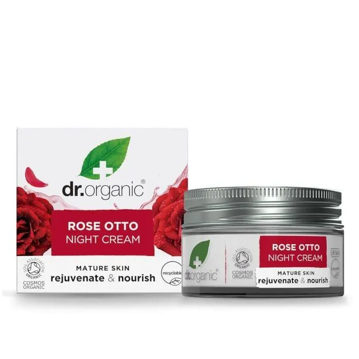 Dr Organic - Night Cream Rose Otto 50ml