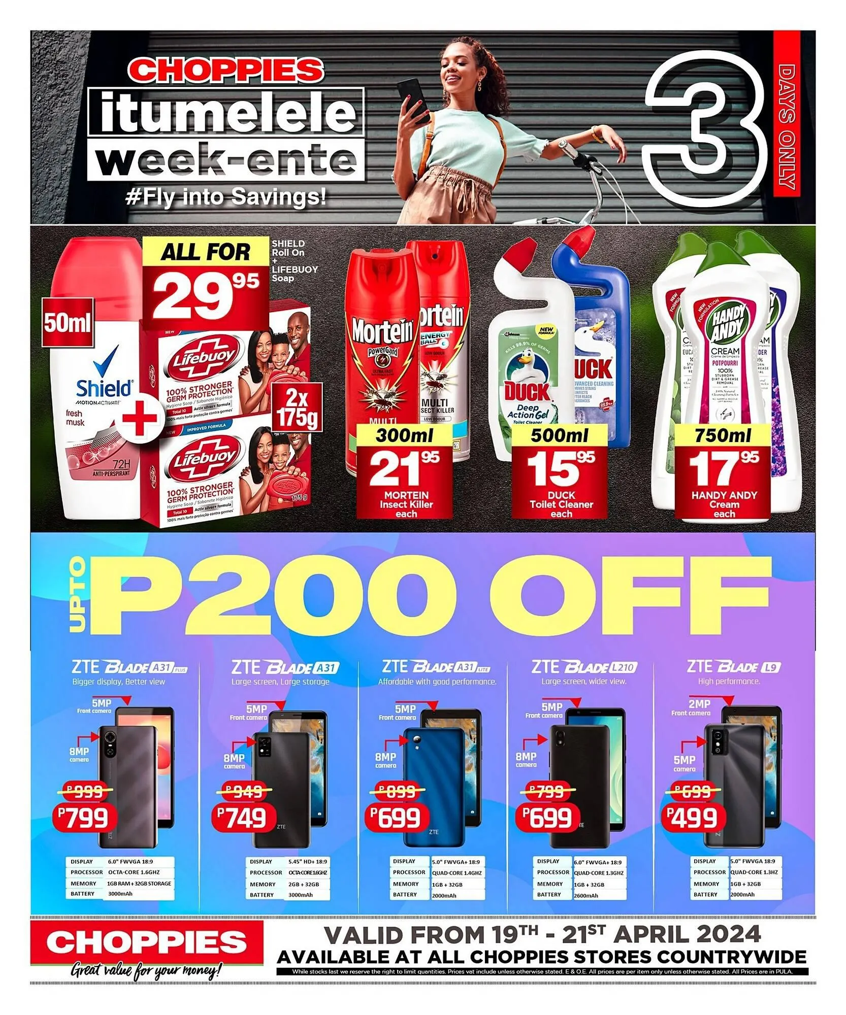 Choppies catalogue from 19 April to 21 April 2024 - Catalogue Page 4