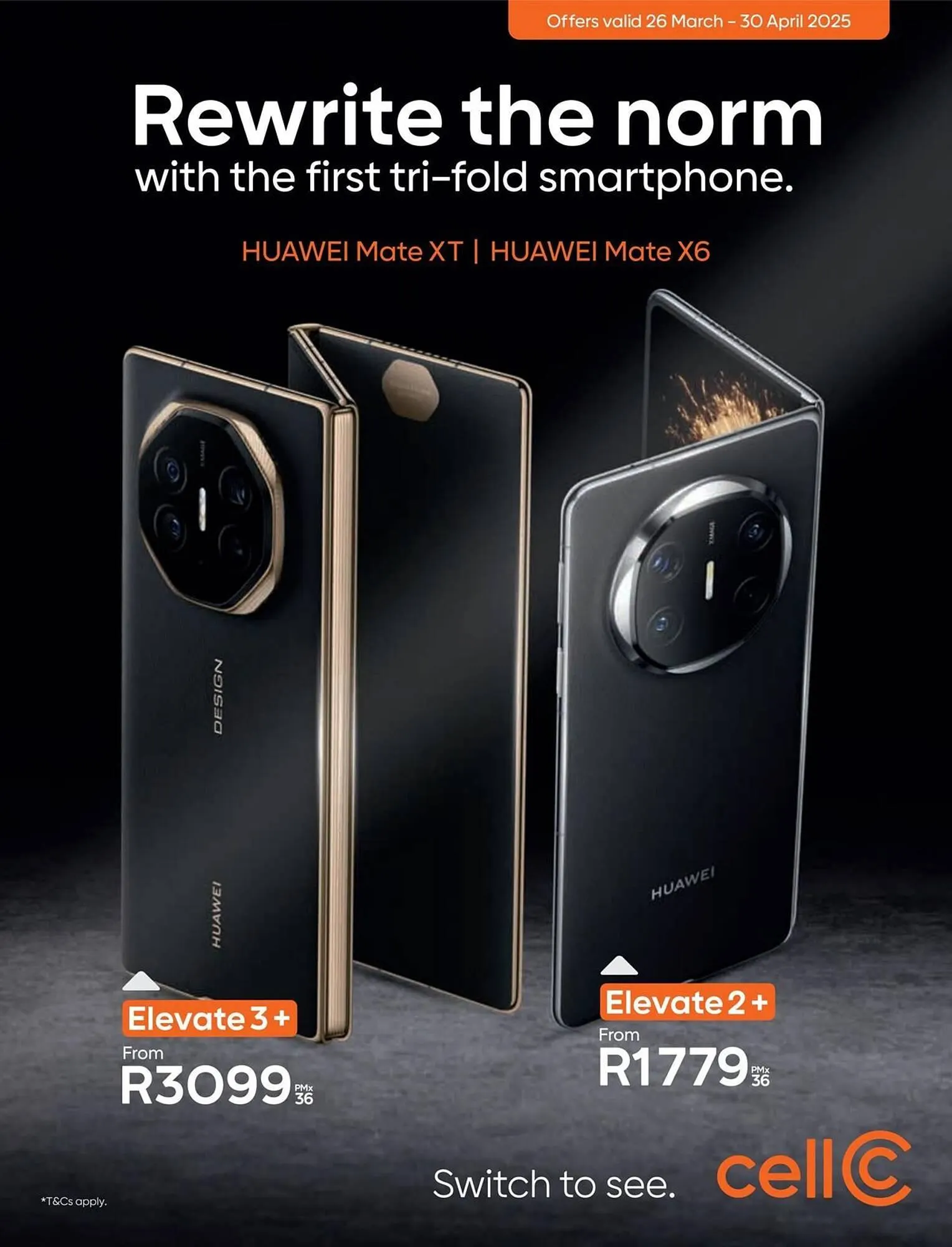 Cell C catalogue from 26 March to 1 April 2025 - Catalogue Page 1