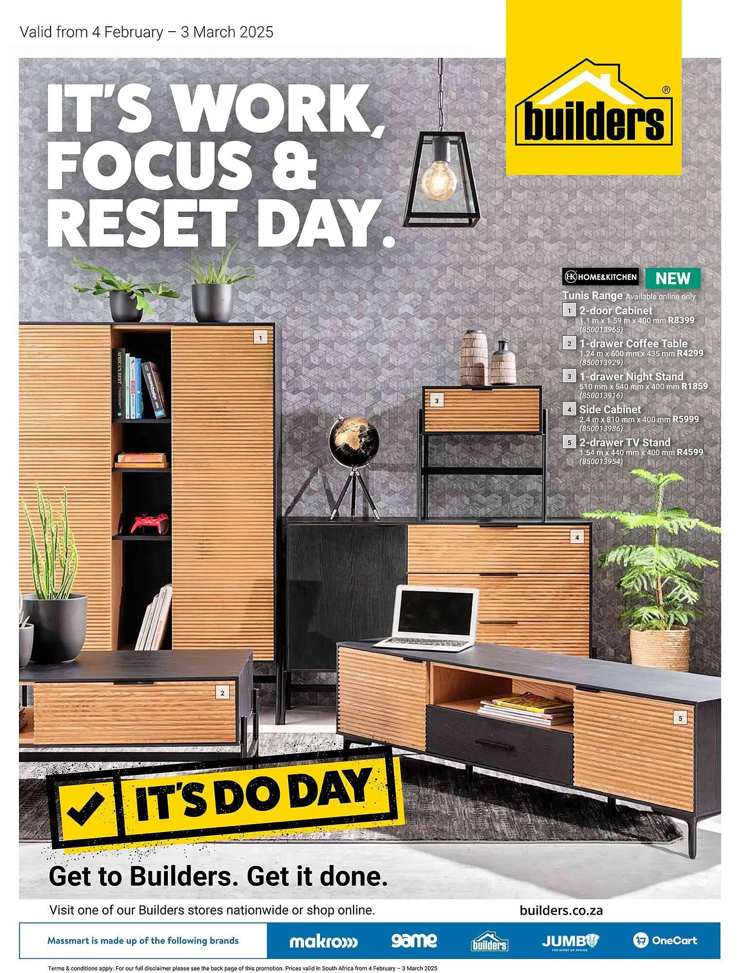 Builders Warehouse catalogue from 4 February to 3 March 2025 - Catalogue Page 1