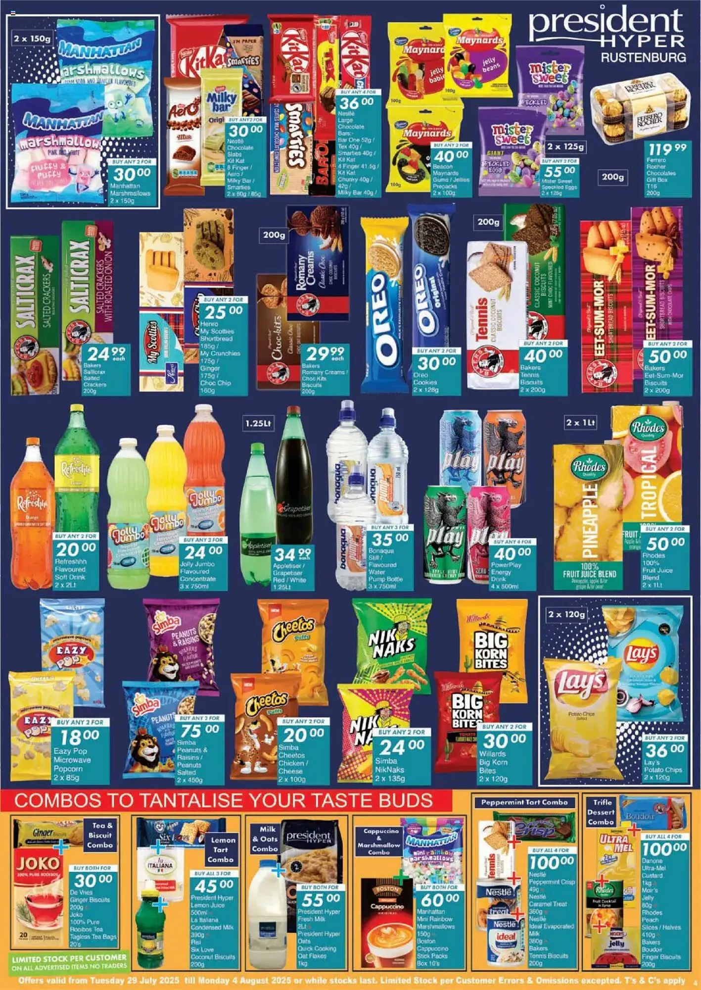 President Hyper catalogue from 29 July to 4 August 2025 - Catalogue Page 4