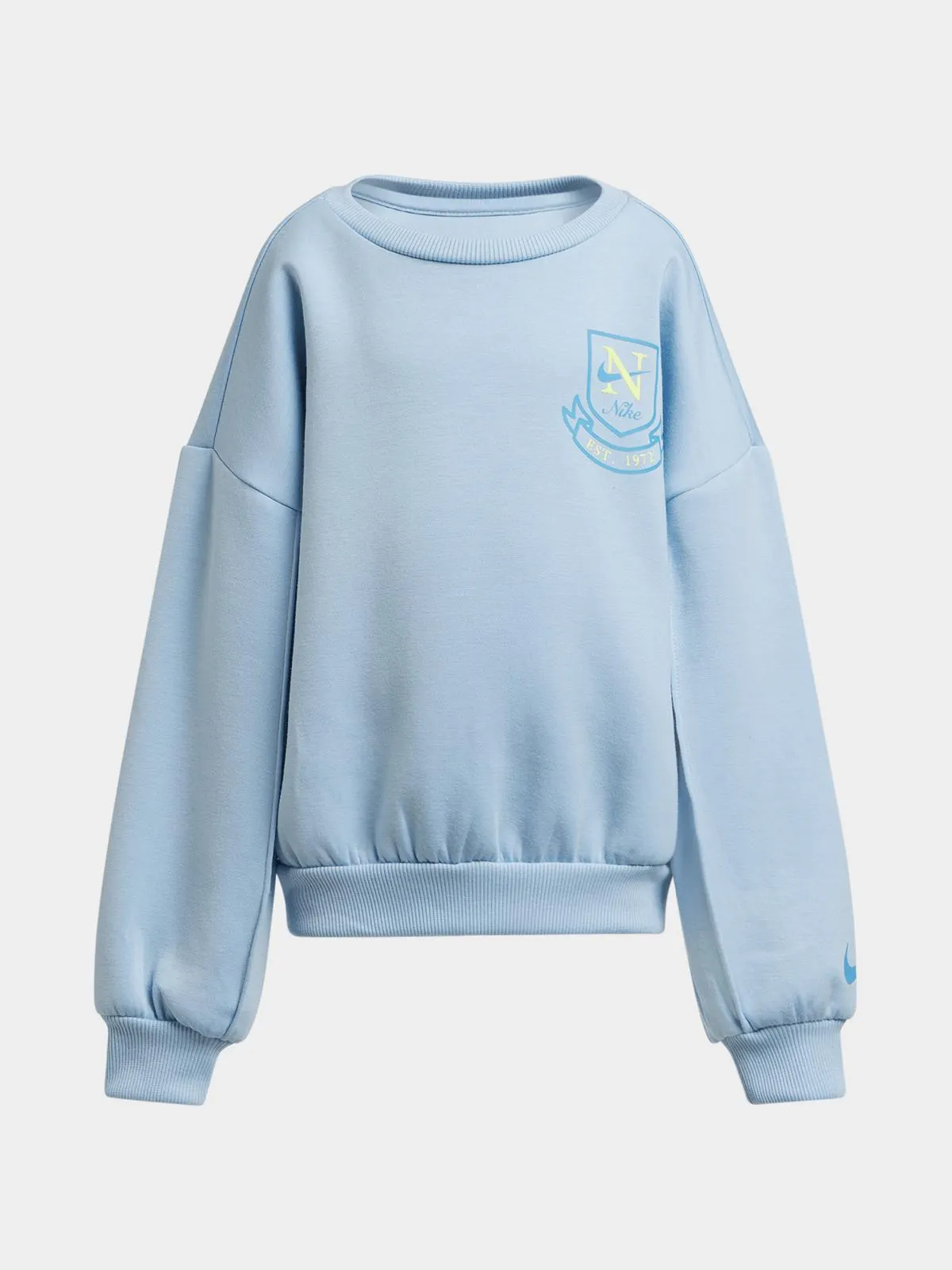 Nike Unisex Kids Game Swoosh Match Blue Sweat Top