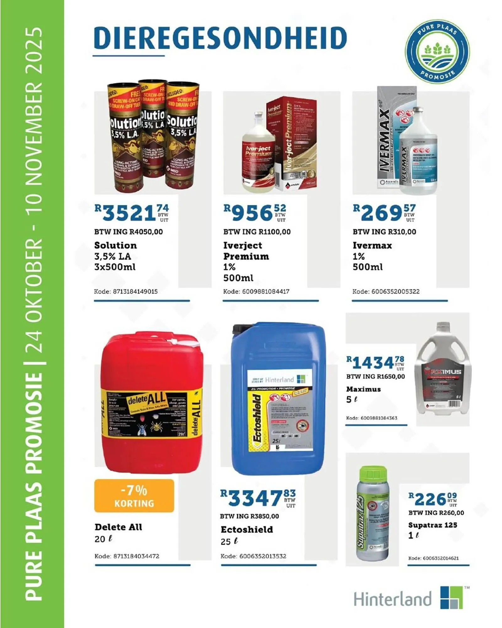 Hinterland catalogue from 24 October to 10 November 2025 - Catalogue Page 1