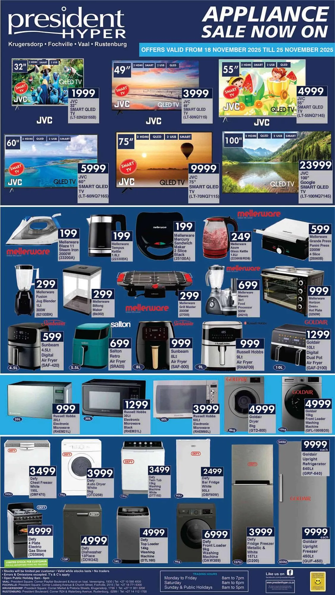 President Hyper catalogue from 18 November to 25 November 2025 - Catalogue Page 1