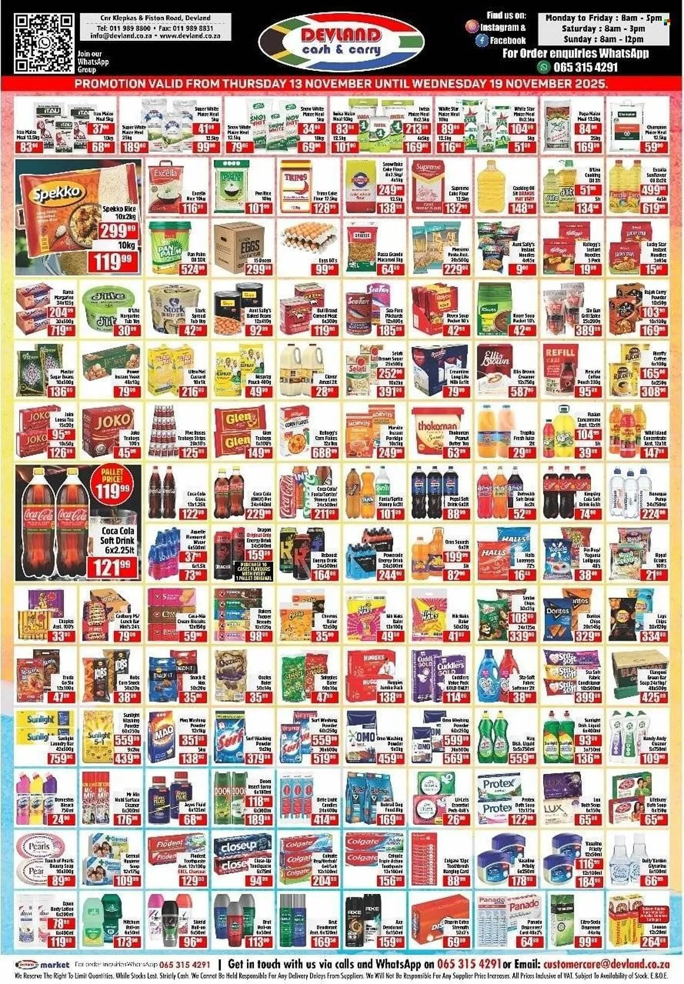 Devland Cash And Carry catalogue from 13 November to 19 November 2025 - Catalogue Page 1