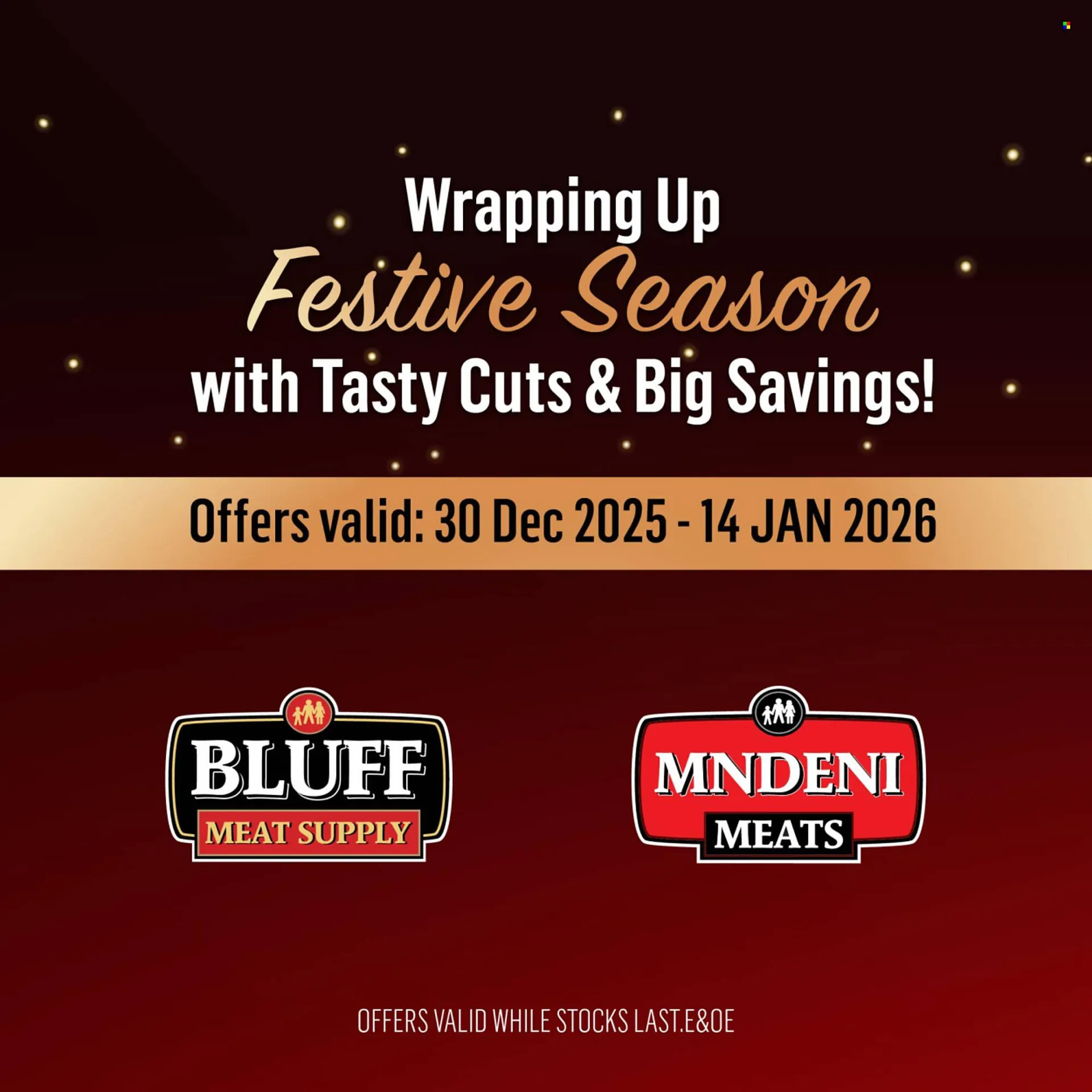 Bluff Meat Supply catalogue from 30 December to 14 January 2026 - Catalogue Page 1