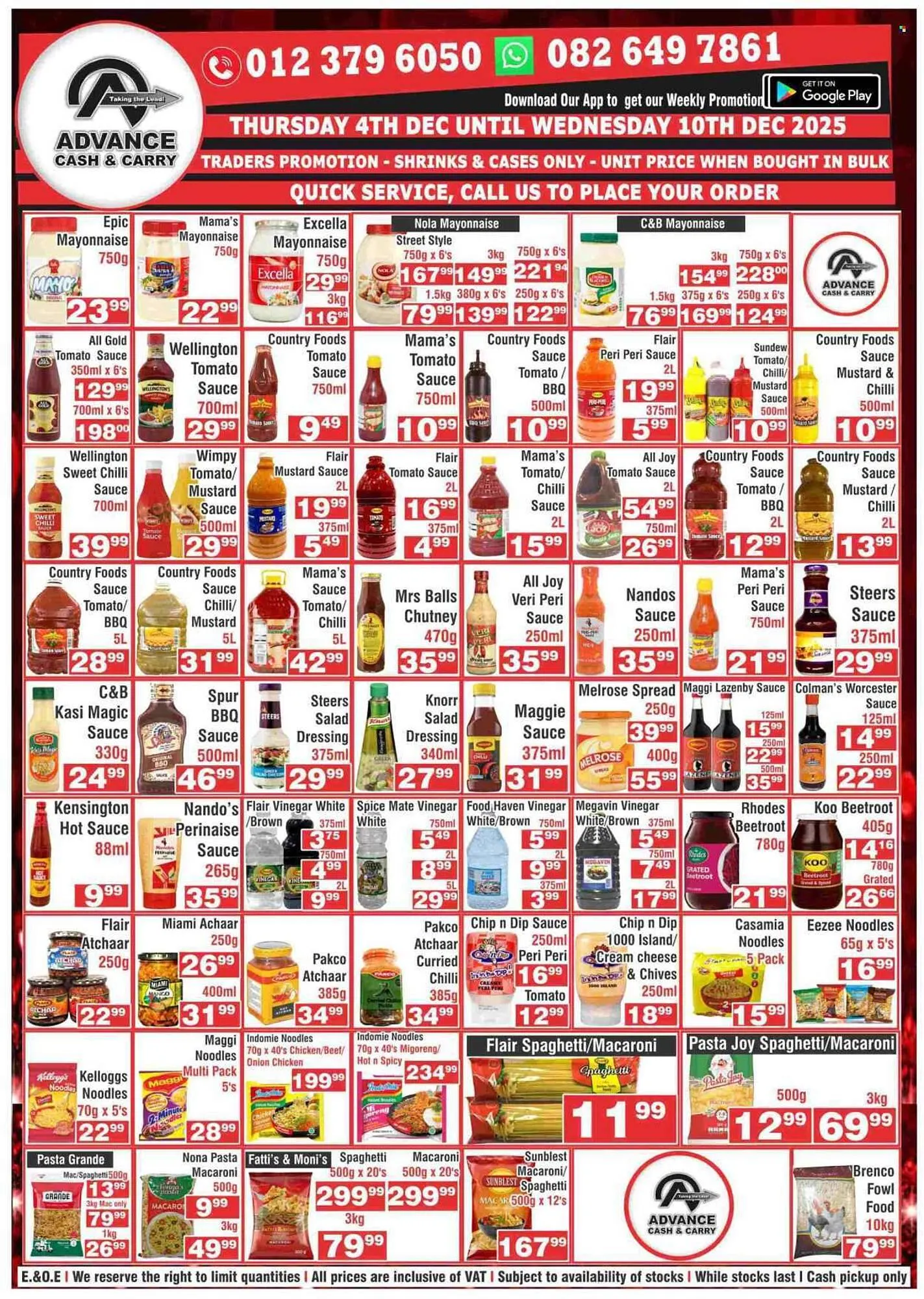 Advance Cash n Carry catalogue from 4 December to 10 December 2025 - Catalogue Page 3
