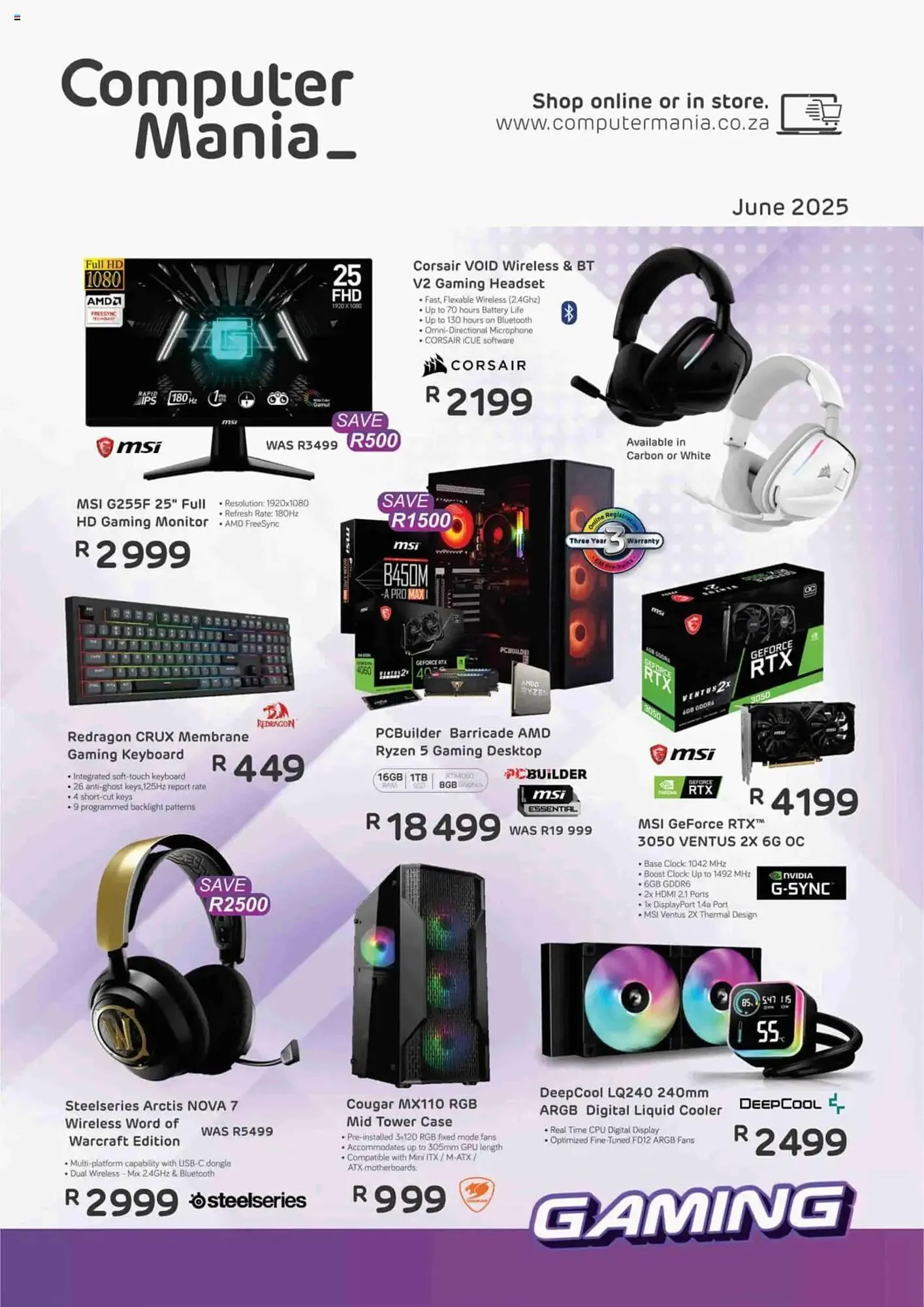 Computer Mania catalogue from 1 June to 30 June 2025 - Catalogue Page 1