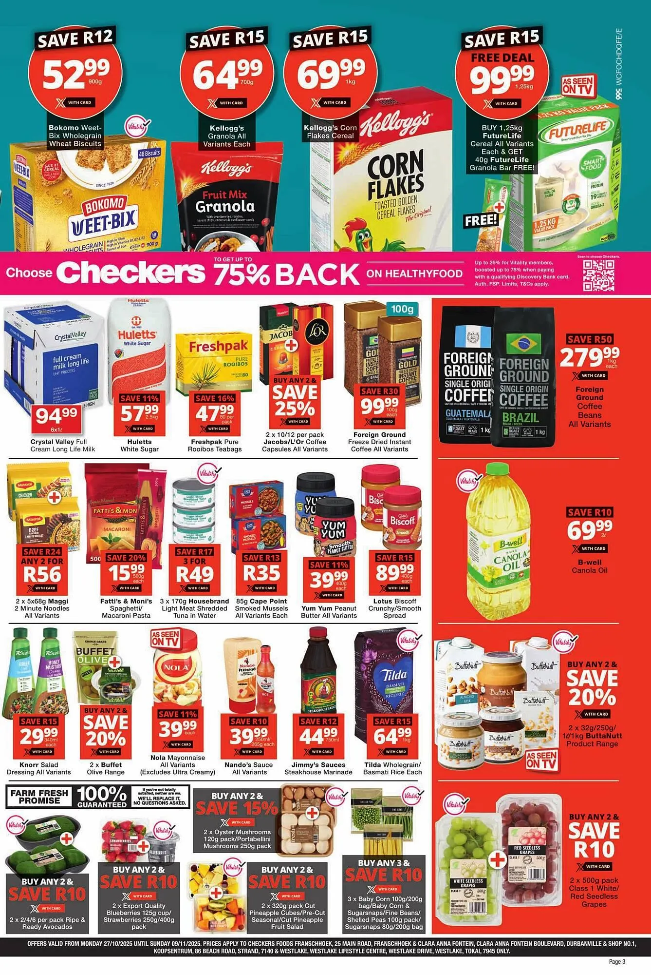 Checkers catalogue from 27 October to 9 November 2025 - Catalogue Page 3
