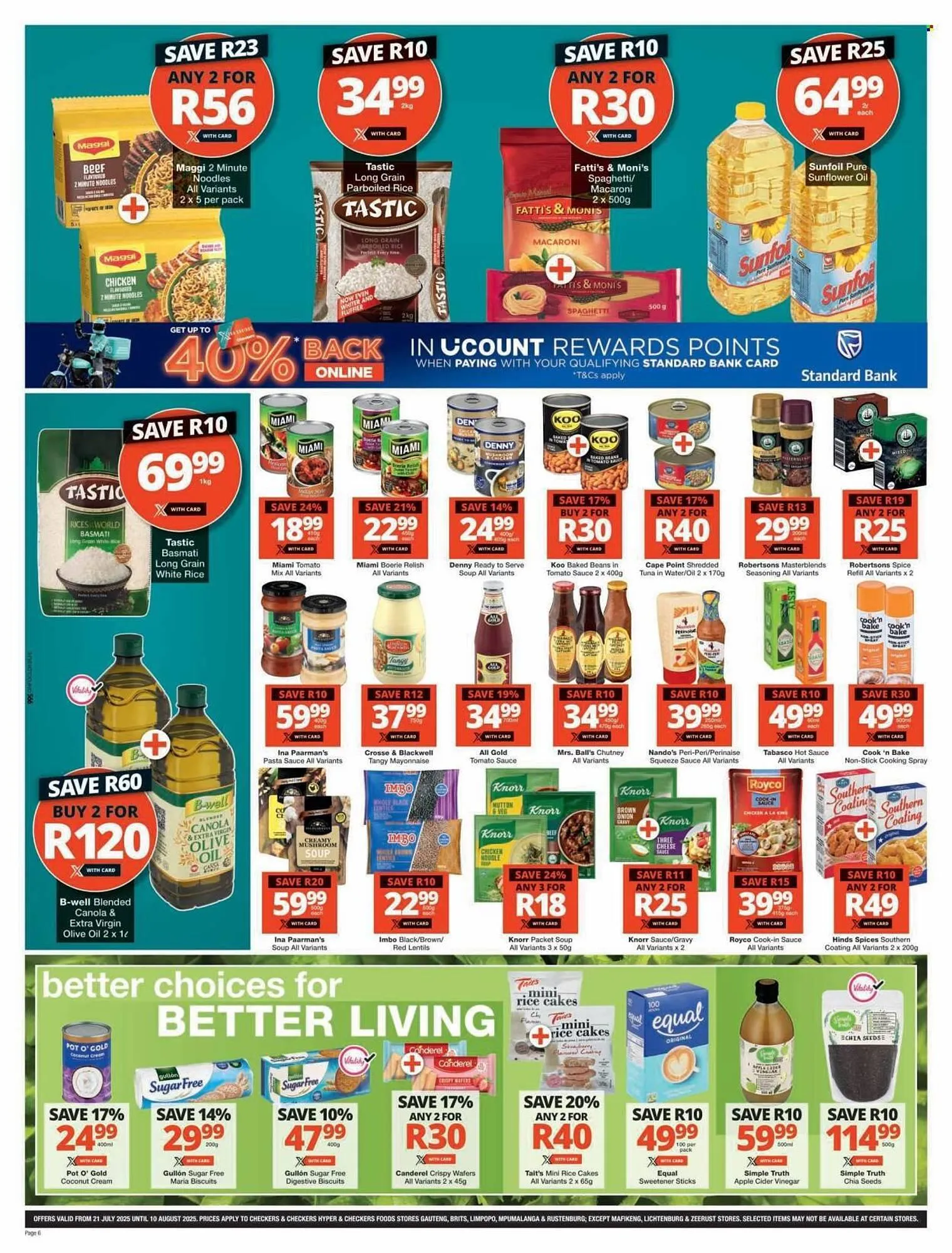Checkers catalogue from 21 July to 10 August 2025 - Catalogue Page 6