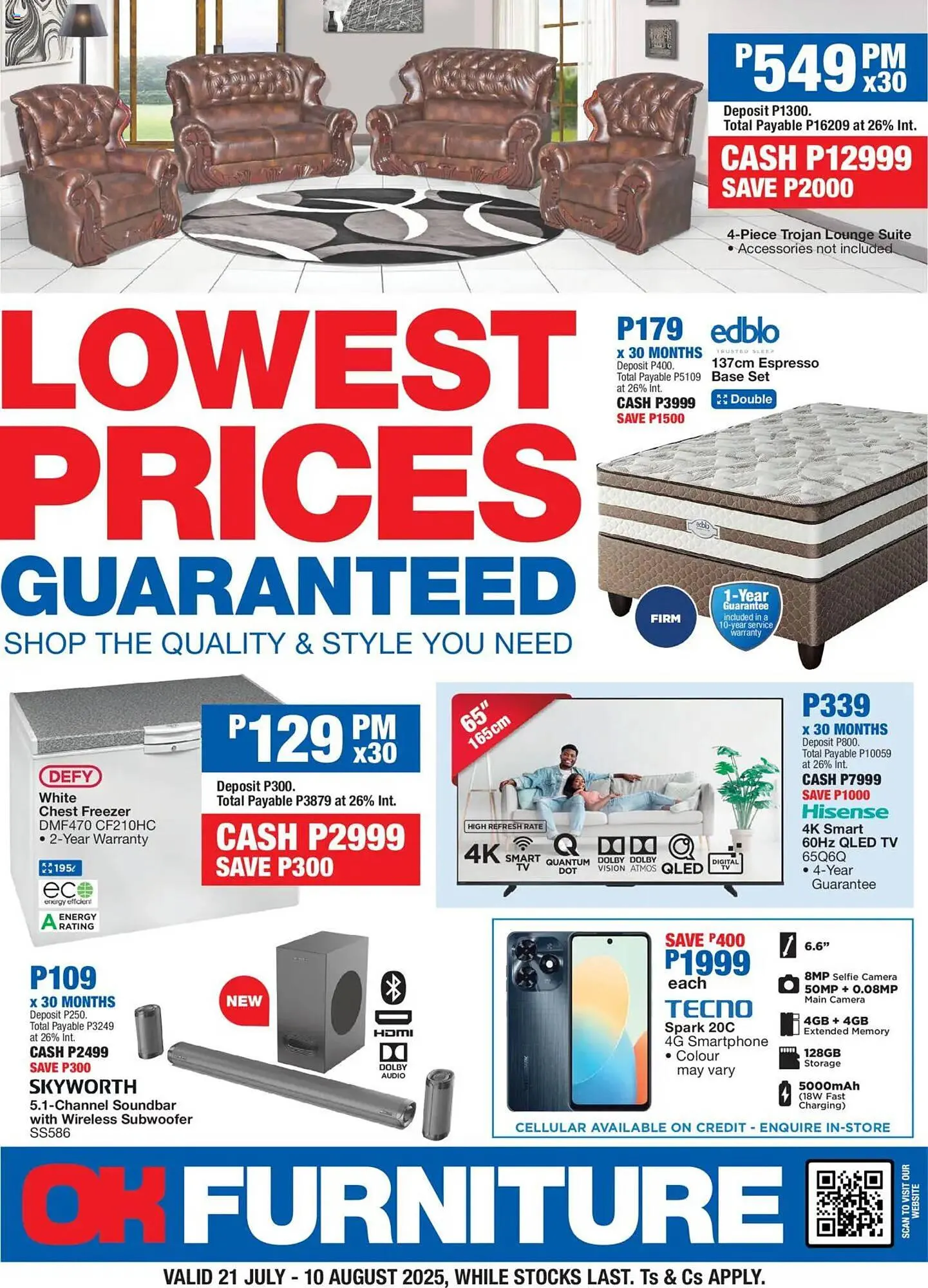 OK Furniture catalogue from 21 July to 10 August 2025 - Catalogue Page 1
