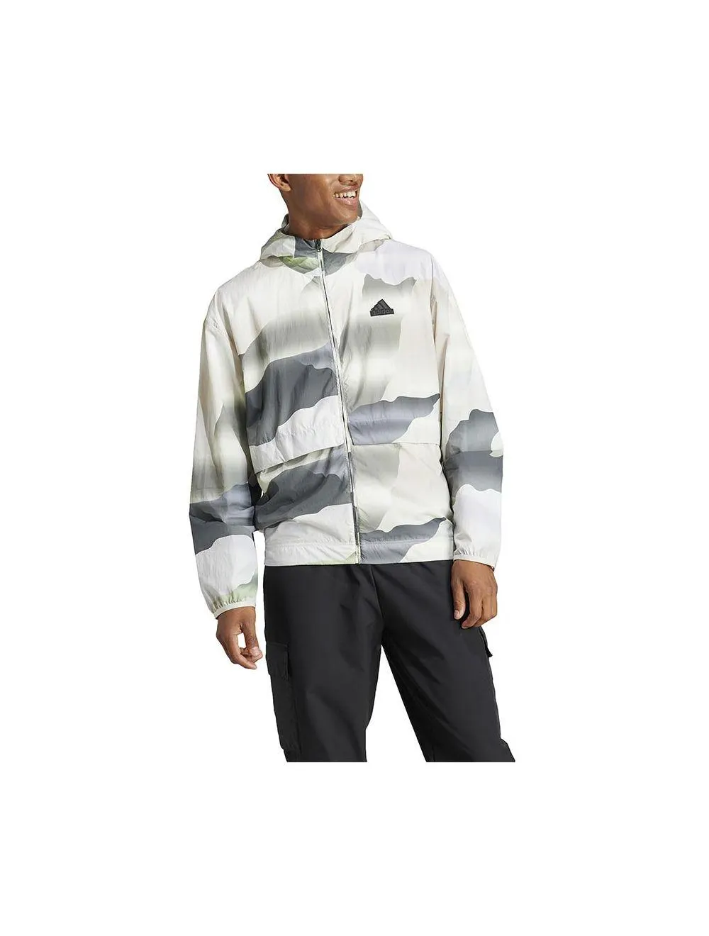 adidas Performance City Escape Full-Zip Mens Hoodie Multi/Ink