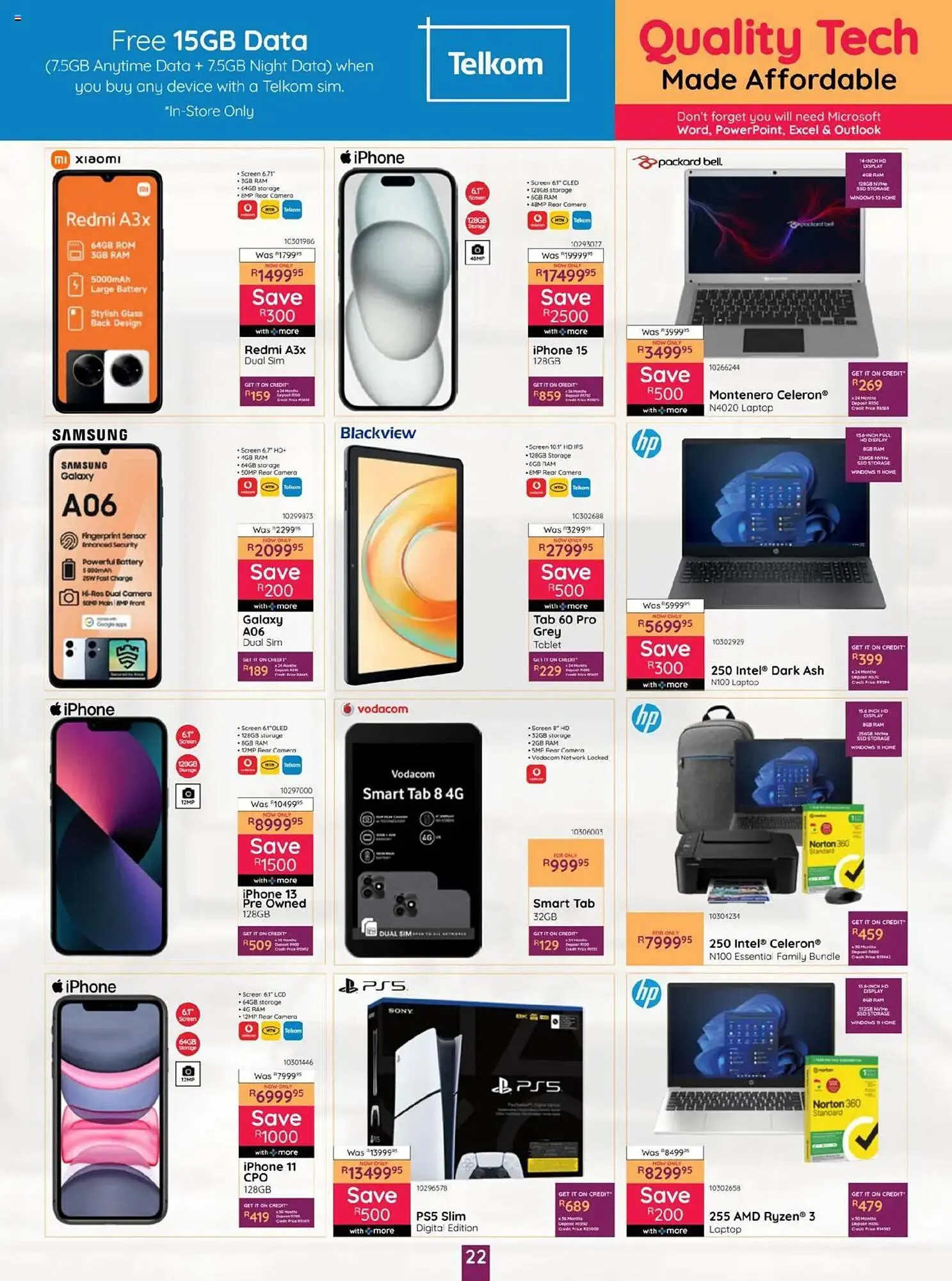 Bradlows catalogue from 21 August to 17 September 2025 - Catalogue Page 22
