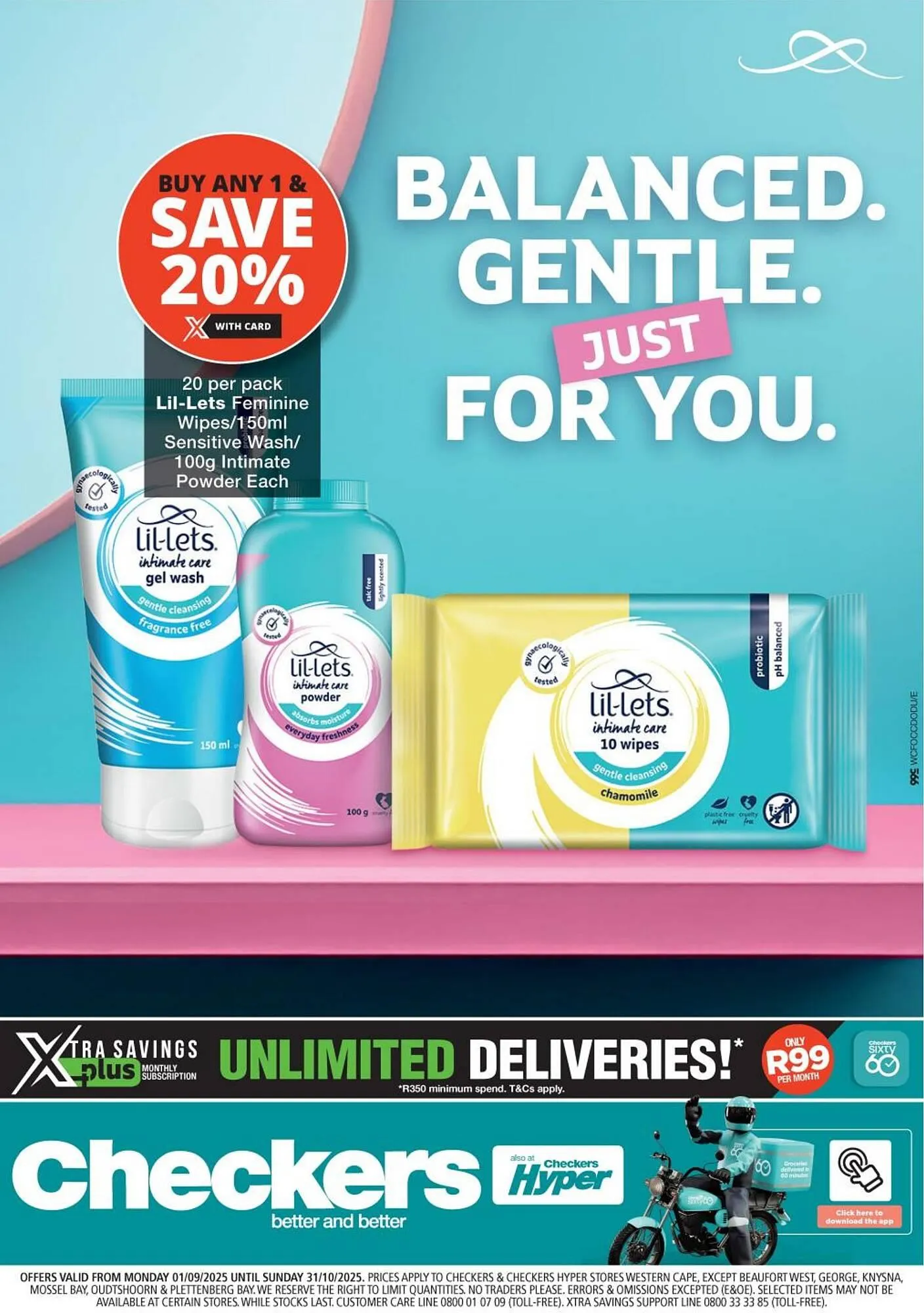 Checkers catalogue from 1 September to 31 October 2025 - Catalogue Page 1