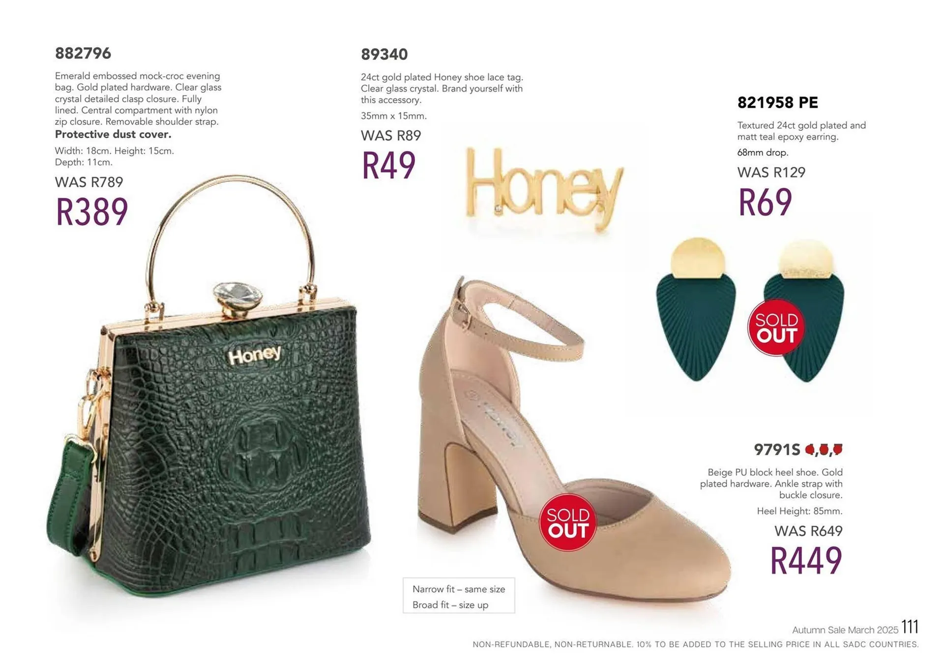Honey Fashion Accessories catalogue from 6 June to 12 June 2025 - Catalogue Page 113