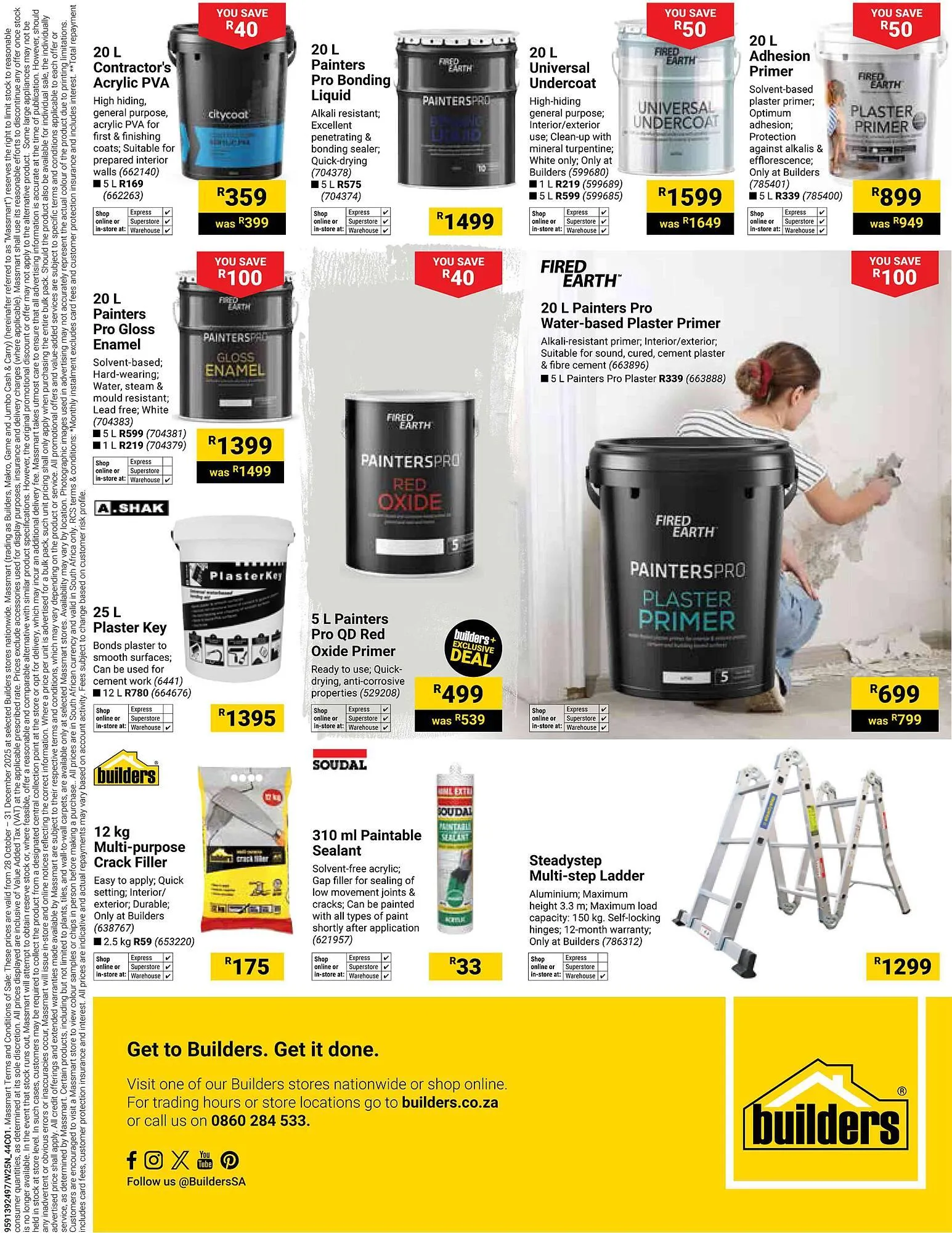 Builders Warehouse catalogue from 28 October to 31 December 2025 - Catalogue Page 15