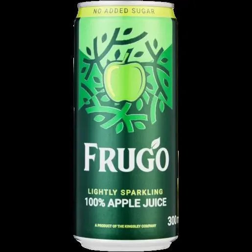 Frugo 100% Lightly Sparkling Apple Juice 300ml