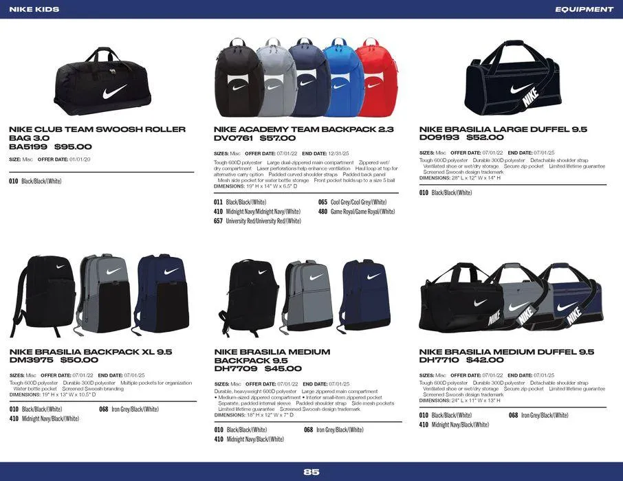 Nike Kids from 14 June to 31 December 2024 - Catalogue Page 85