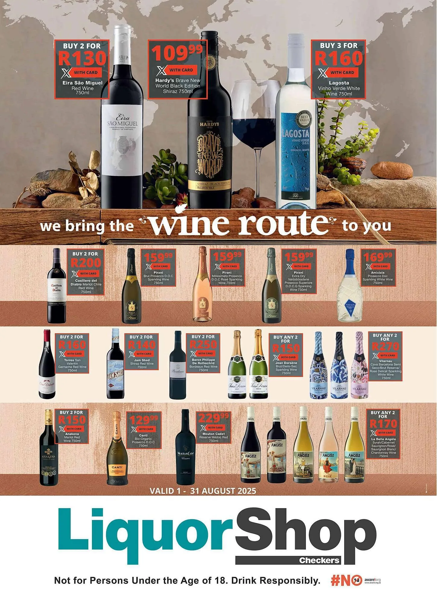 Checkers catalogue from 1 August to 31 August 2025 - Catalogue Page 1