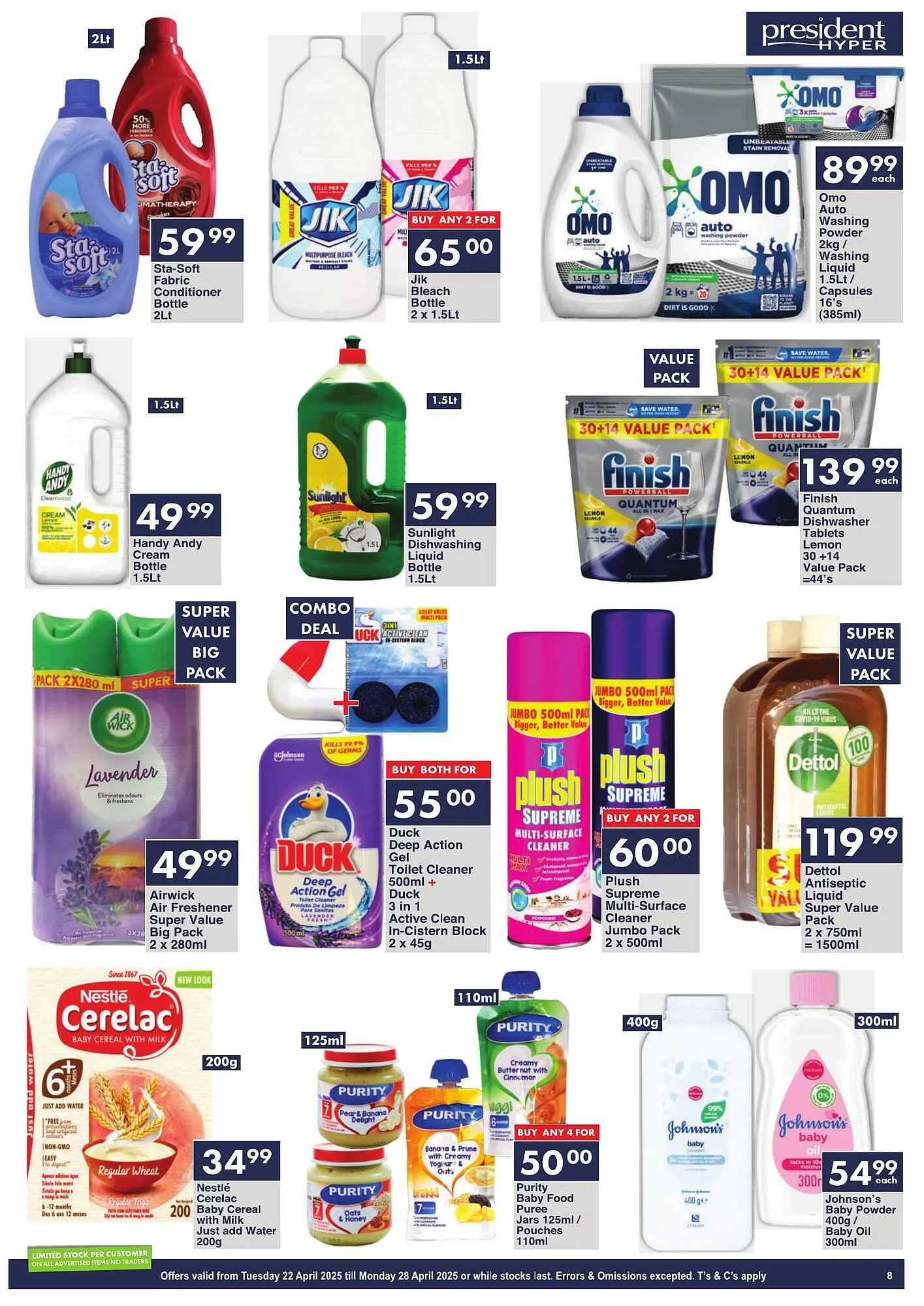 President Hyper catalogue from 22 April to 28 April 2025 - Catalogue Page 8